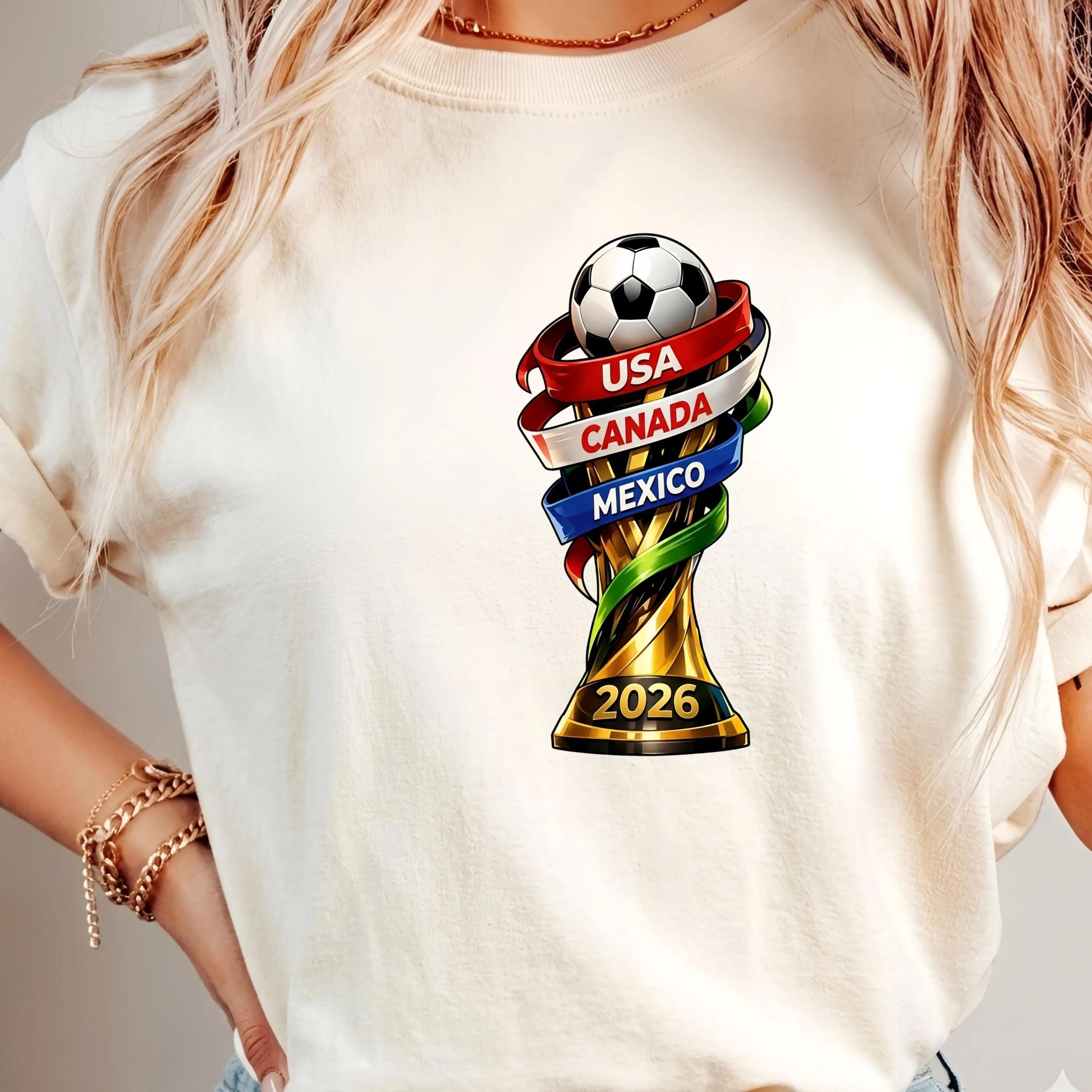 2026 soccer trophy shirt – usa canada mexico football fan tee | world cup 2026 graphic tee