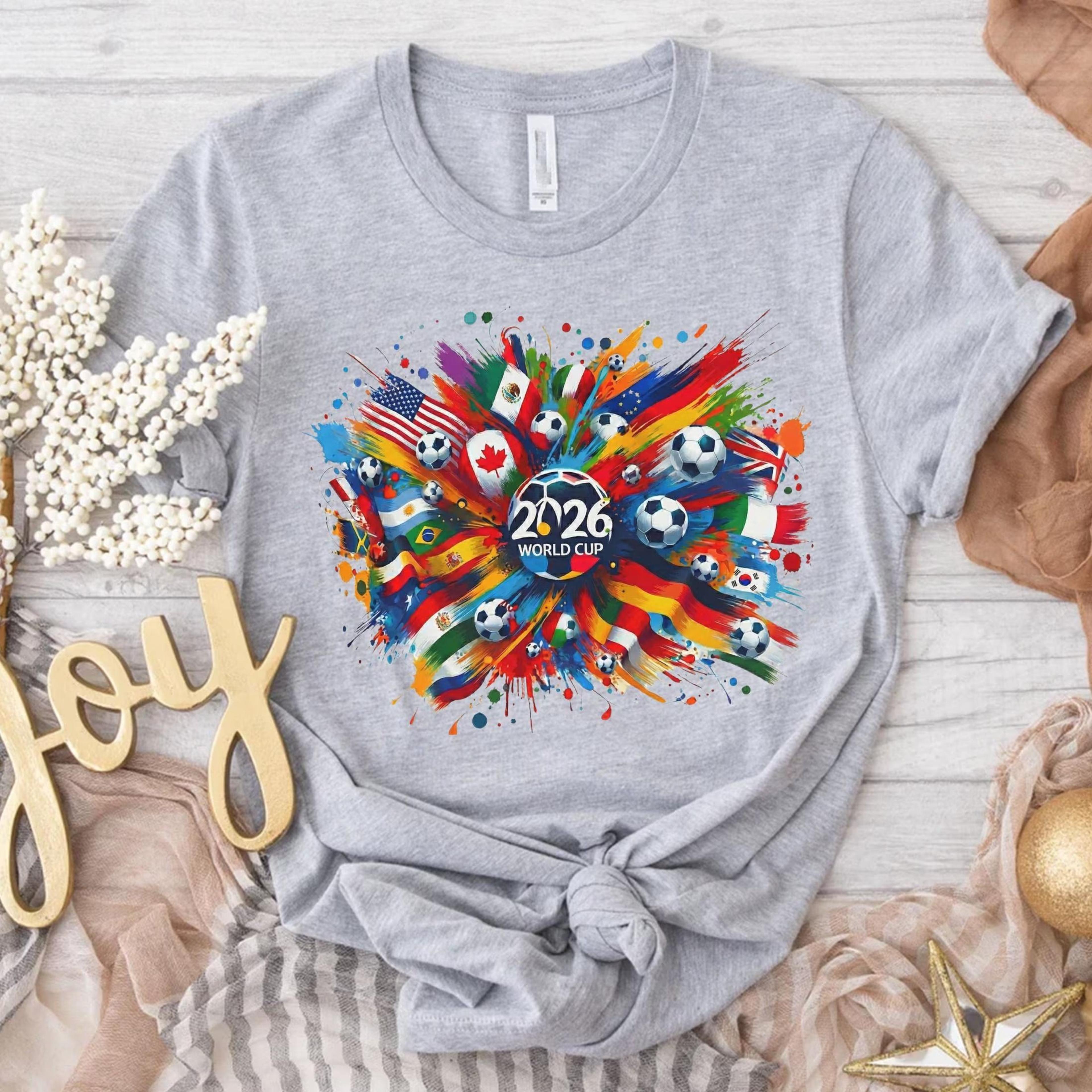 world soccer 2026 t-shirt – usa flag family fan tee
