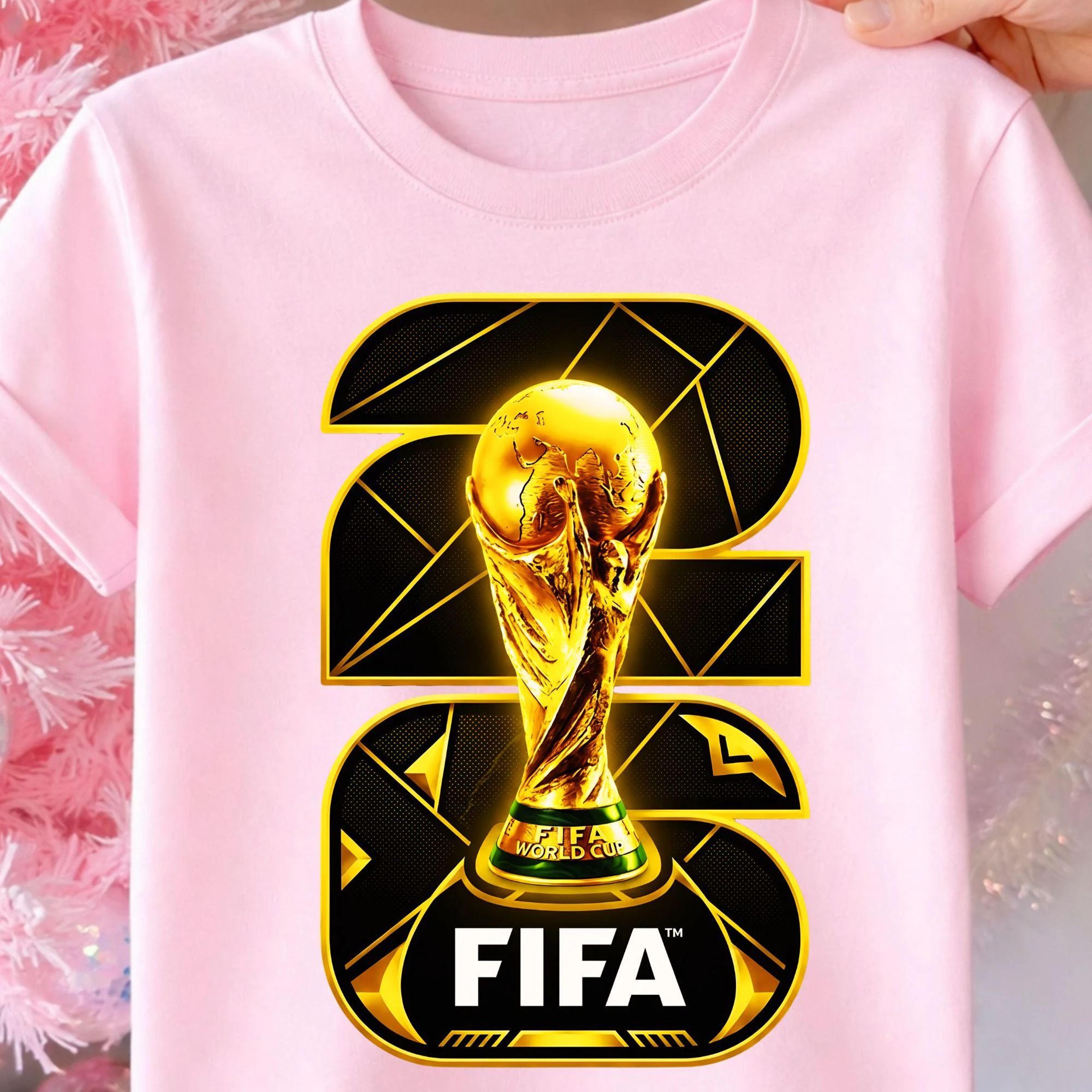 2026 soccer trophy graphic shirt – football fan tee | world soccer tournament t-shirt