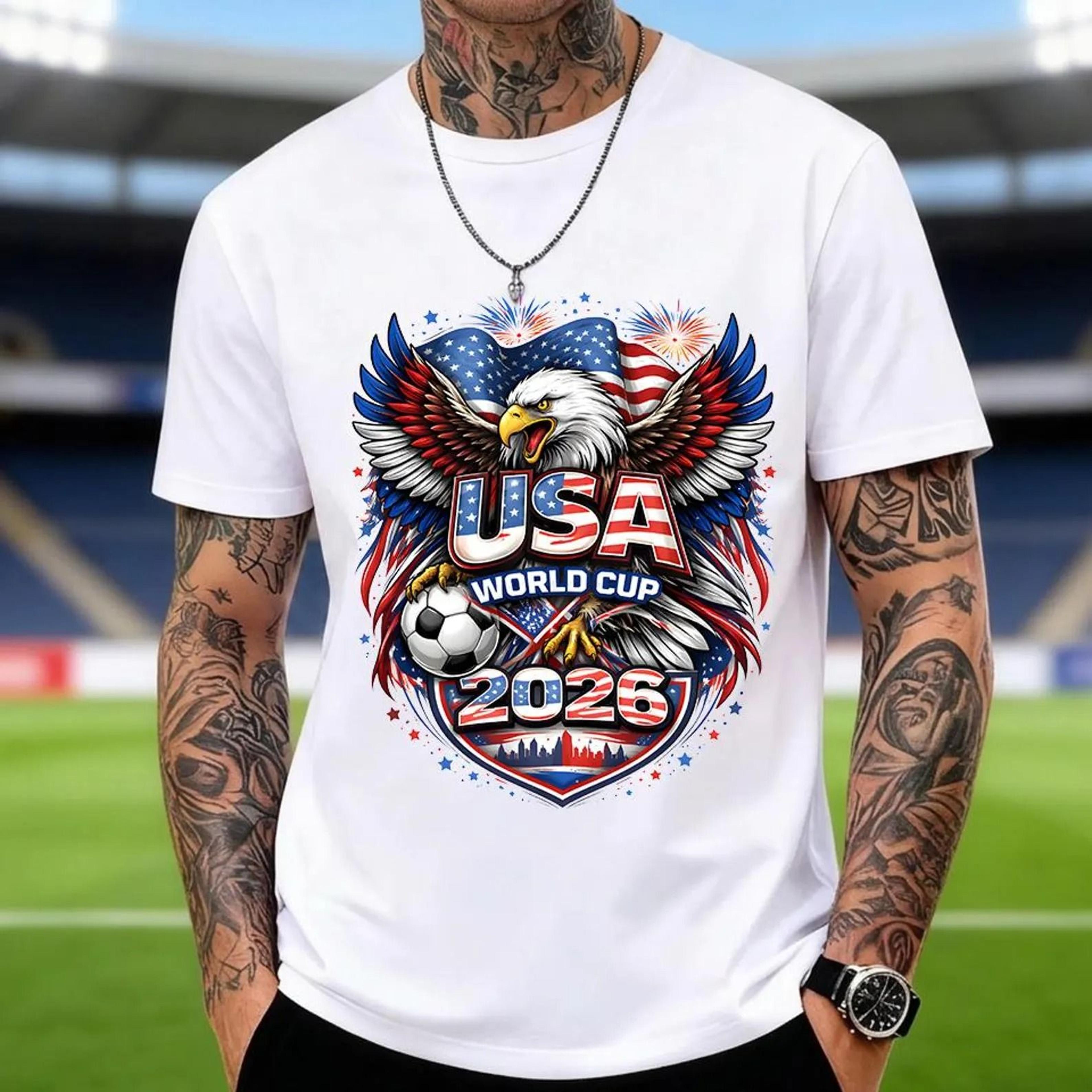 usa soccer world cup 2026 fan apparel tee – football supporter shirt