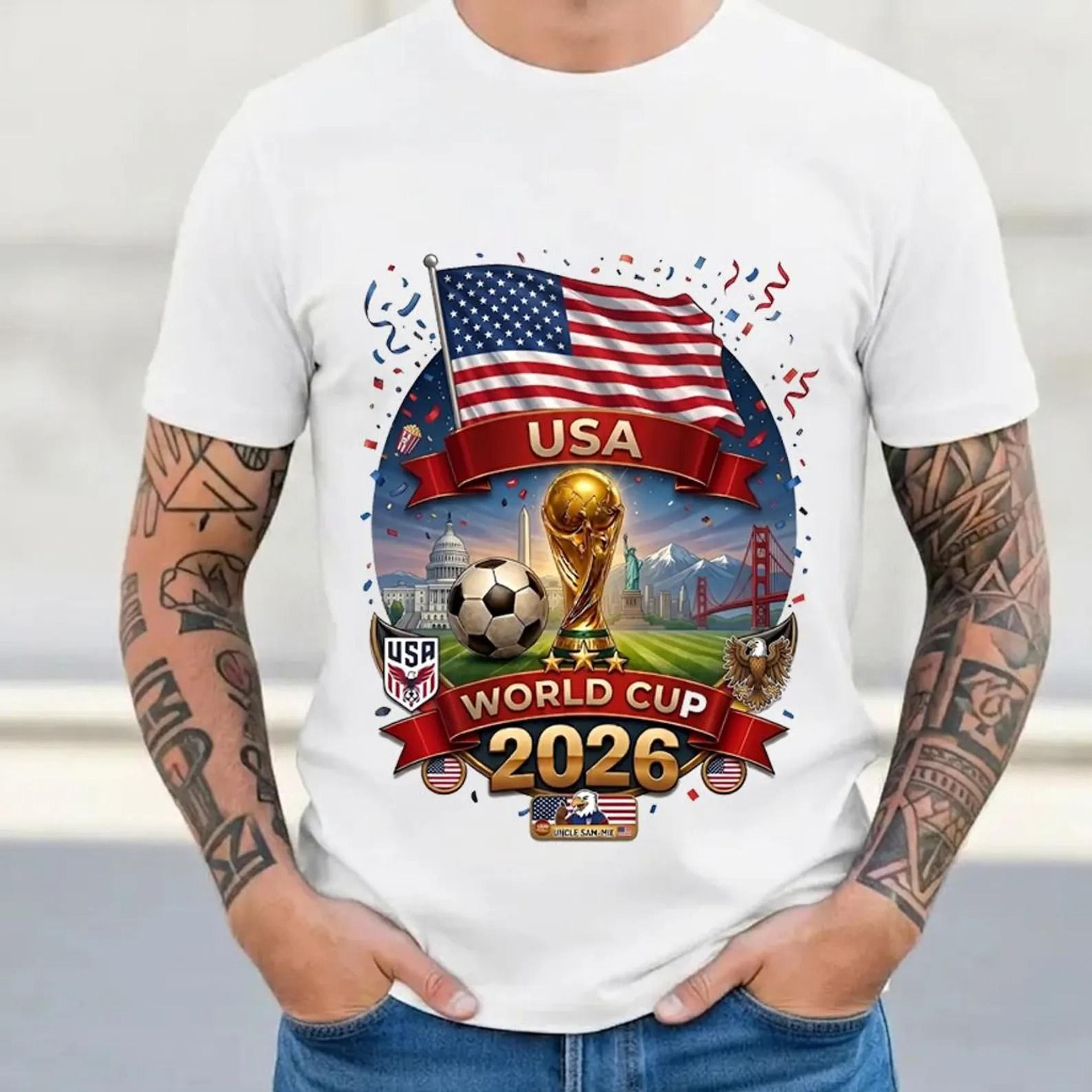 world cup 2026 usa football shirt – soccer fan gear | american team match day tee