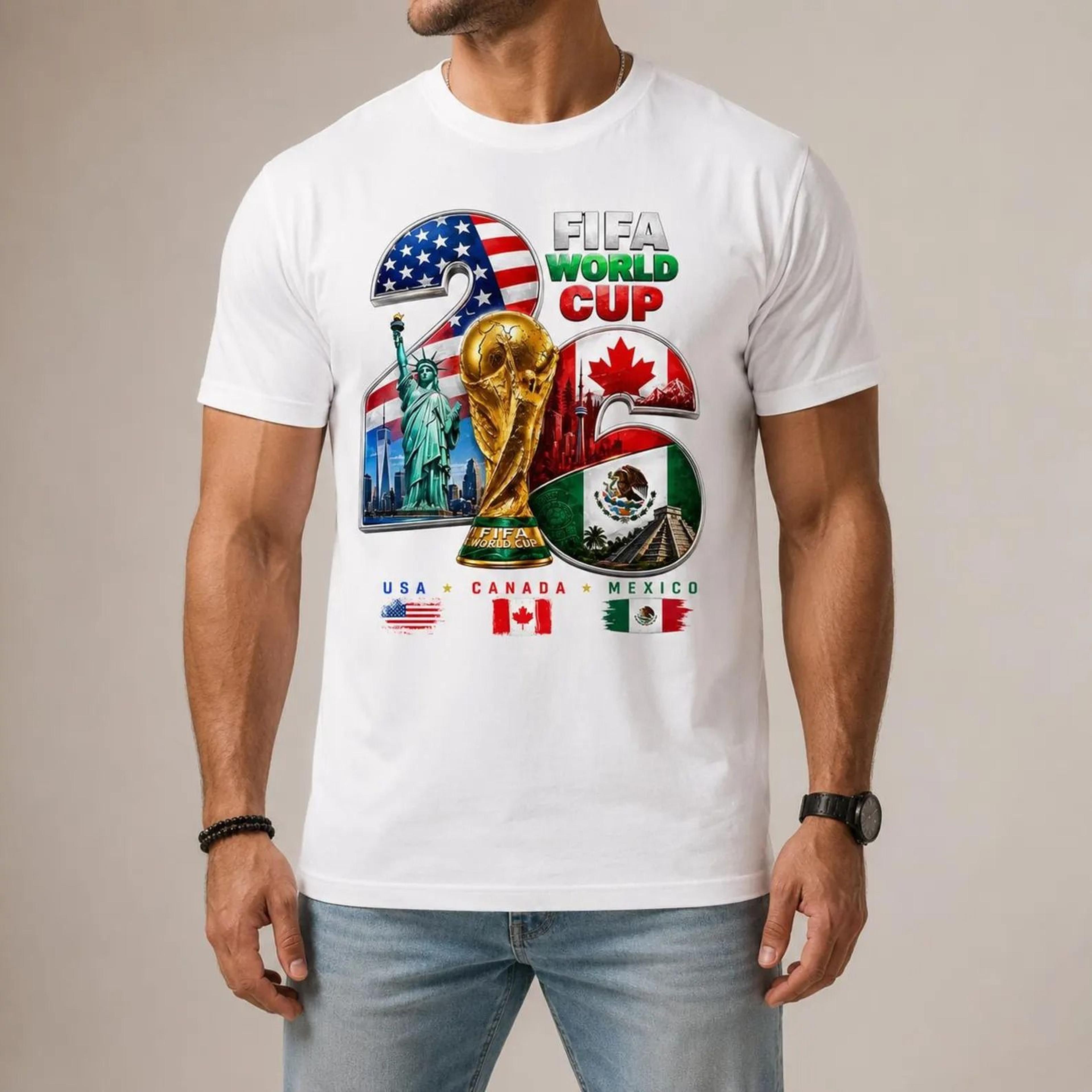 world cup 2026 shirt – usa canada mexico soccer fan tee | patriotic football lover graphic t-shirt