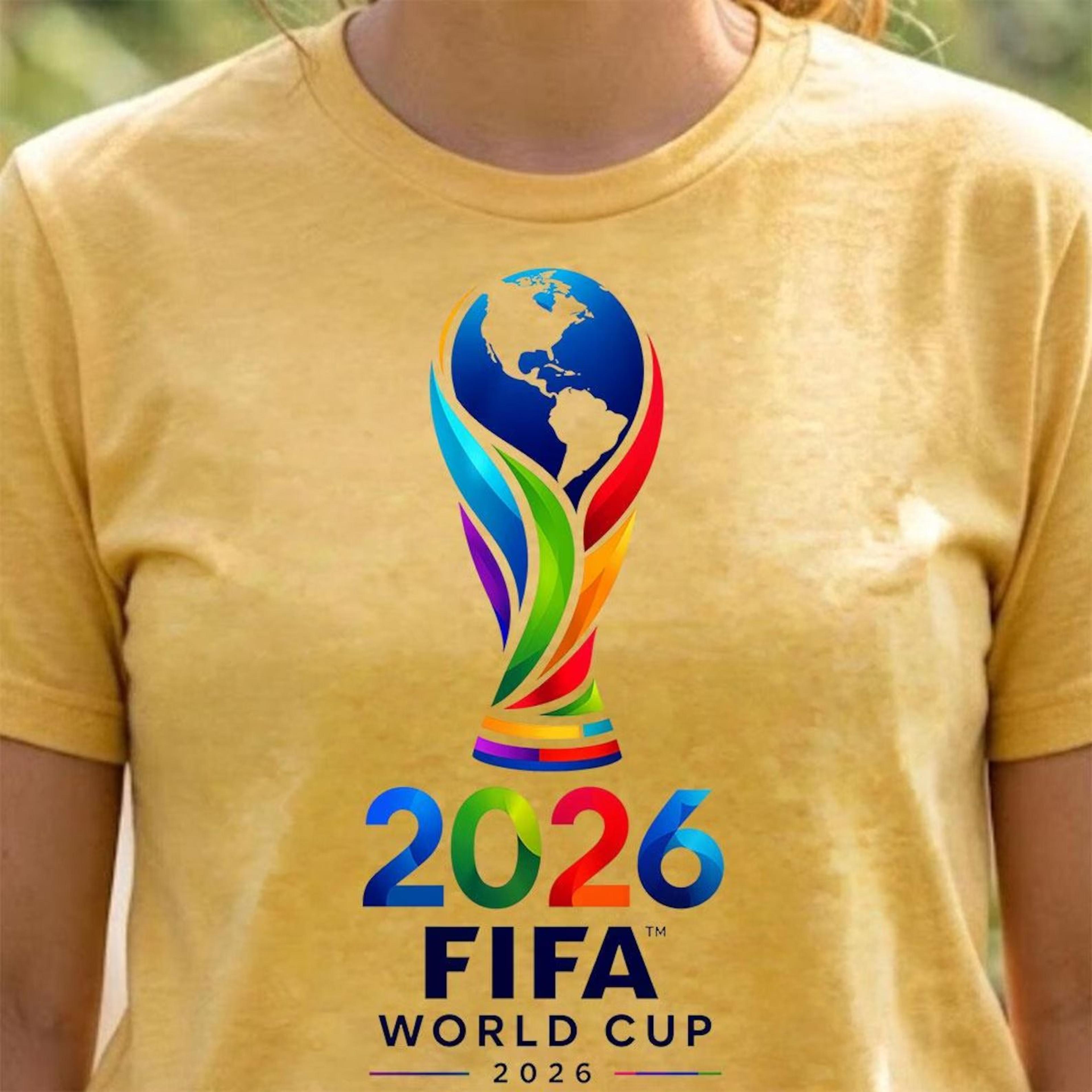 world cup 2026 trophy soccer tee, football fan shirt, soccer trophy graphic t-shirt, match day sports tee, soccer lover