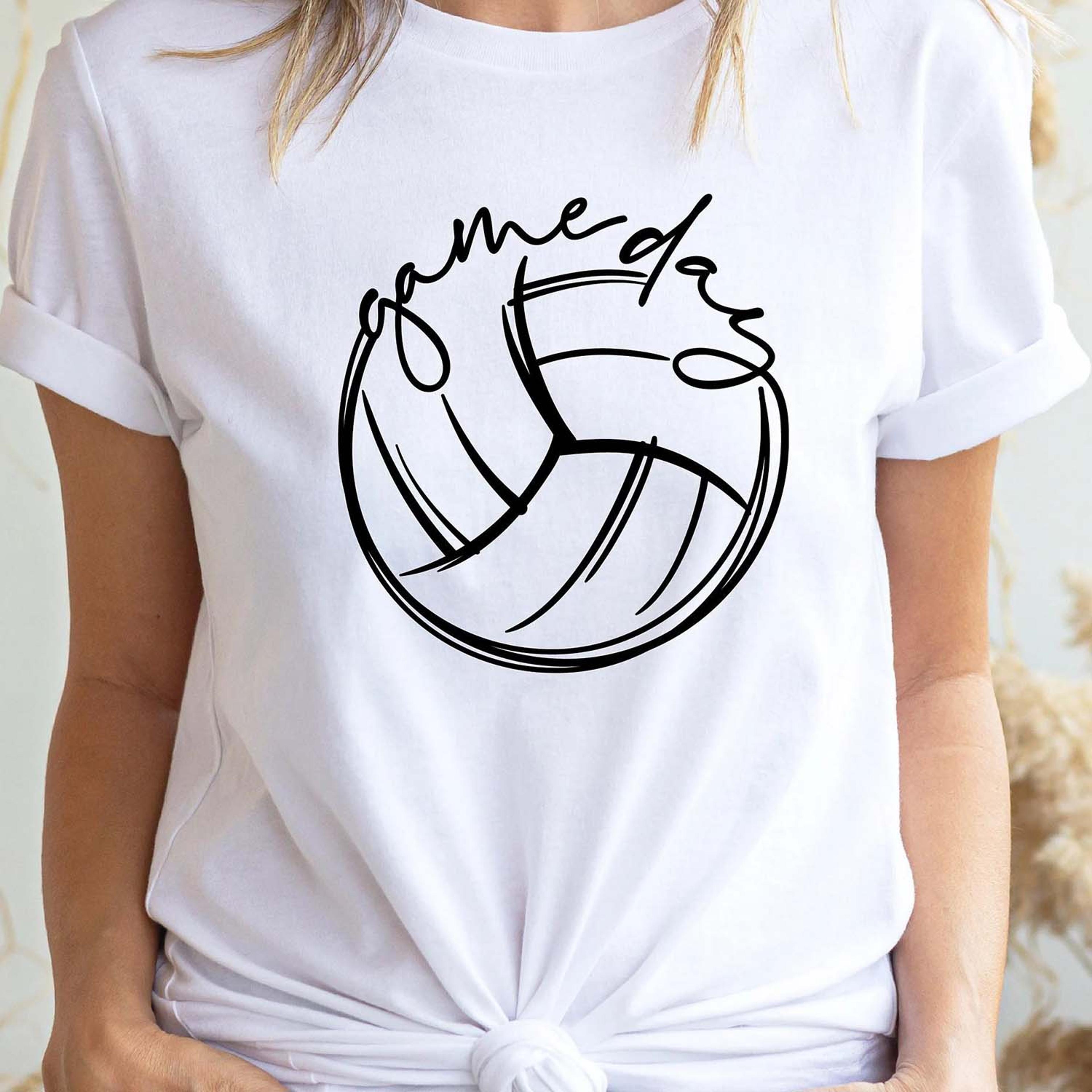 game day volleyball shirt, soft unisex team tee, volleyball fan shirt, volleyball player tee,