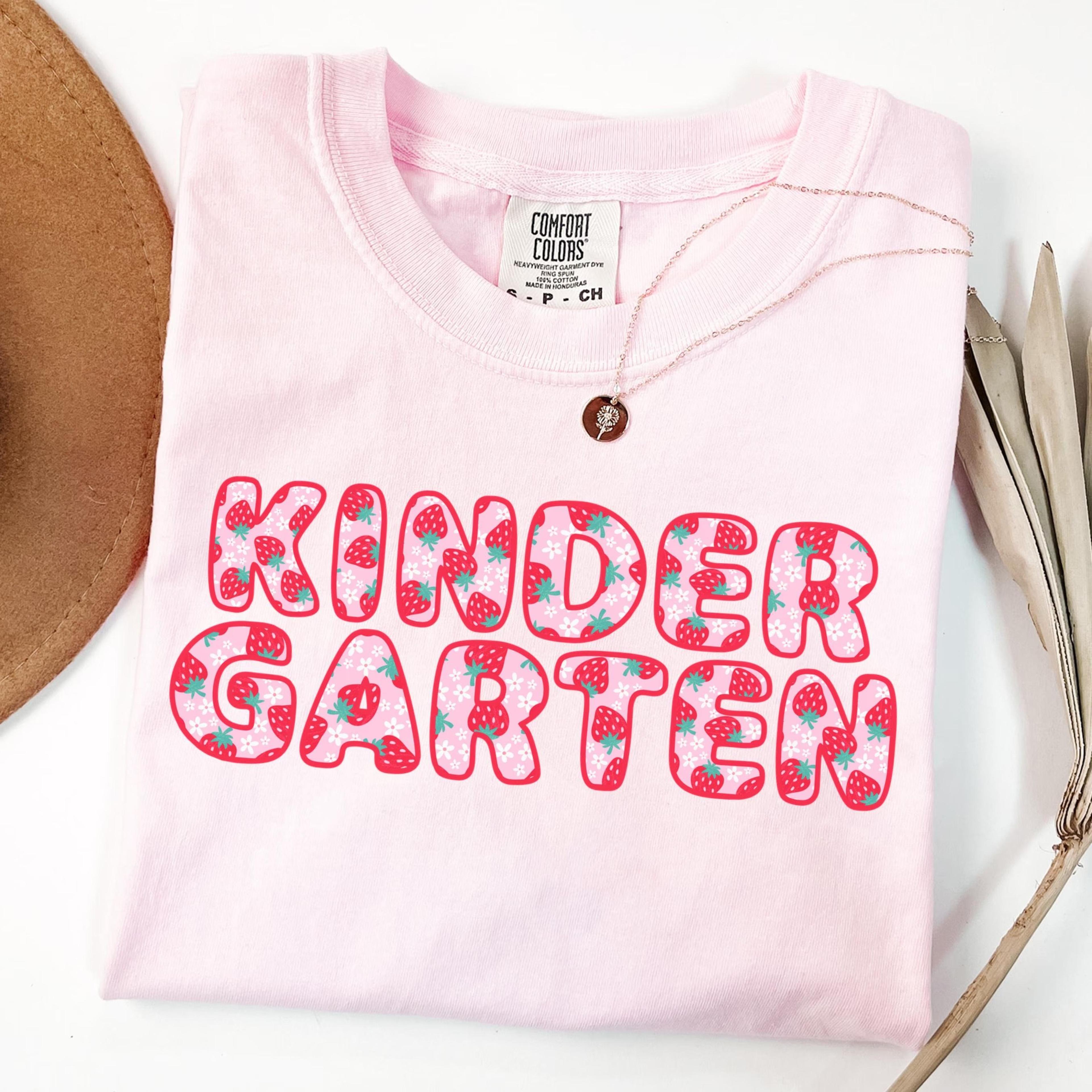kindergarten teacher strawberry shirt | teacher shirt | back to school teacher appreciation tee