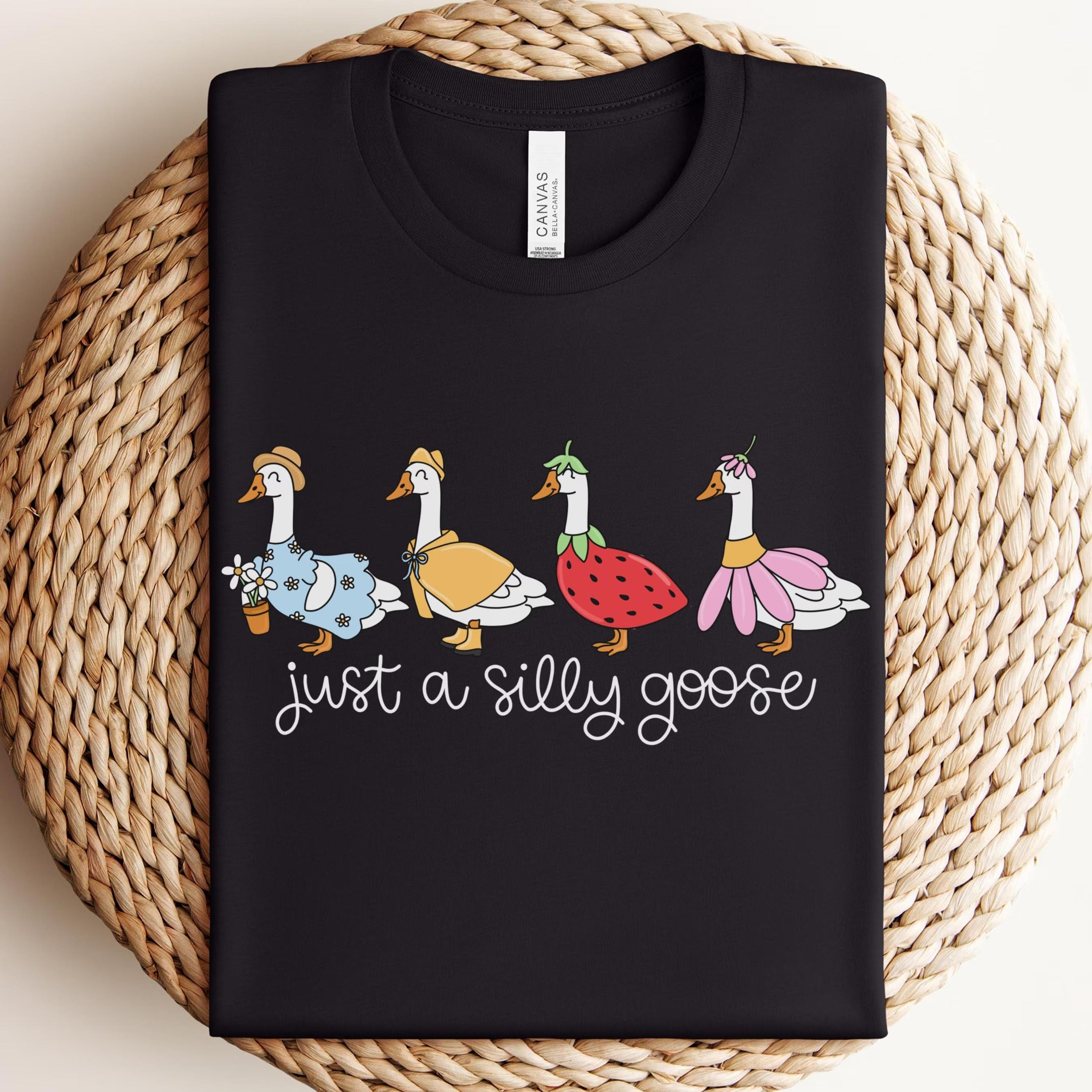 silly goose mama shirt | funny goose graphic t-shirt | cute easter goose tee