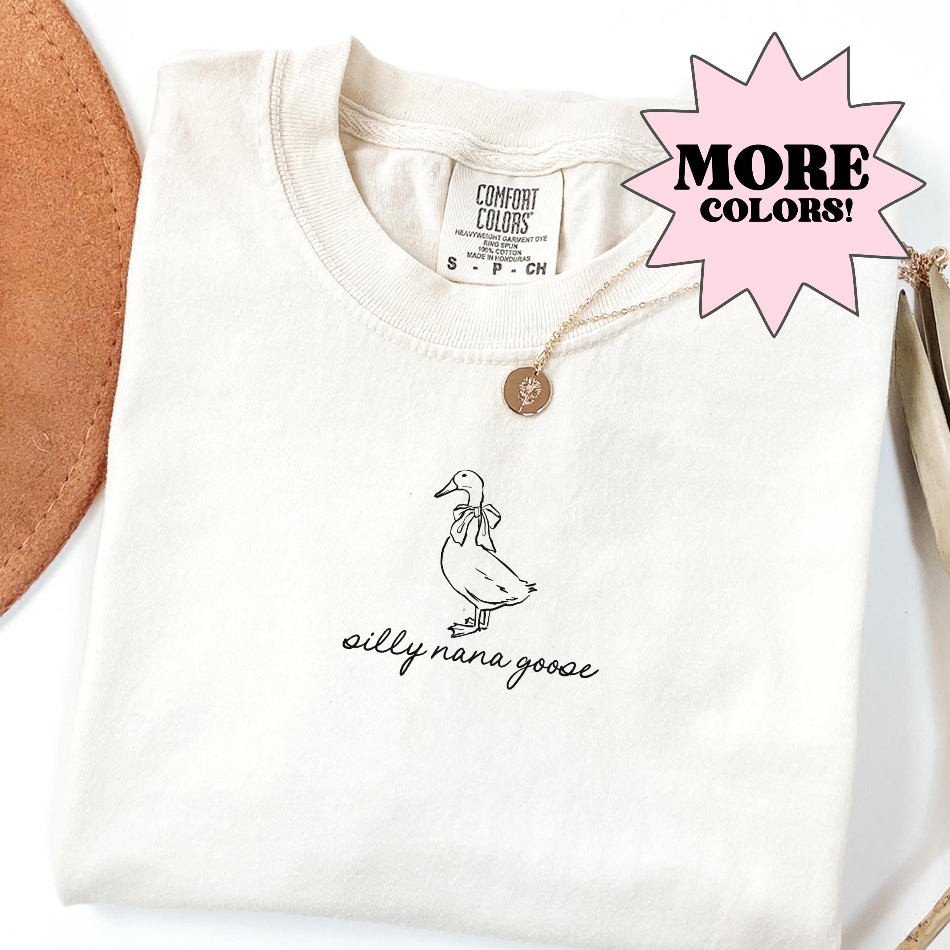 nana goose shirt grandma promotion gift comfort colors nana shirt baby announcement pregnancy reveal new nana tee