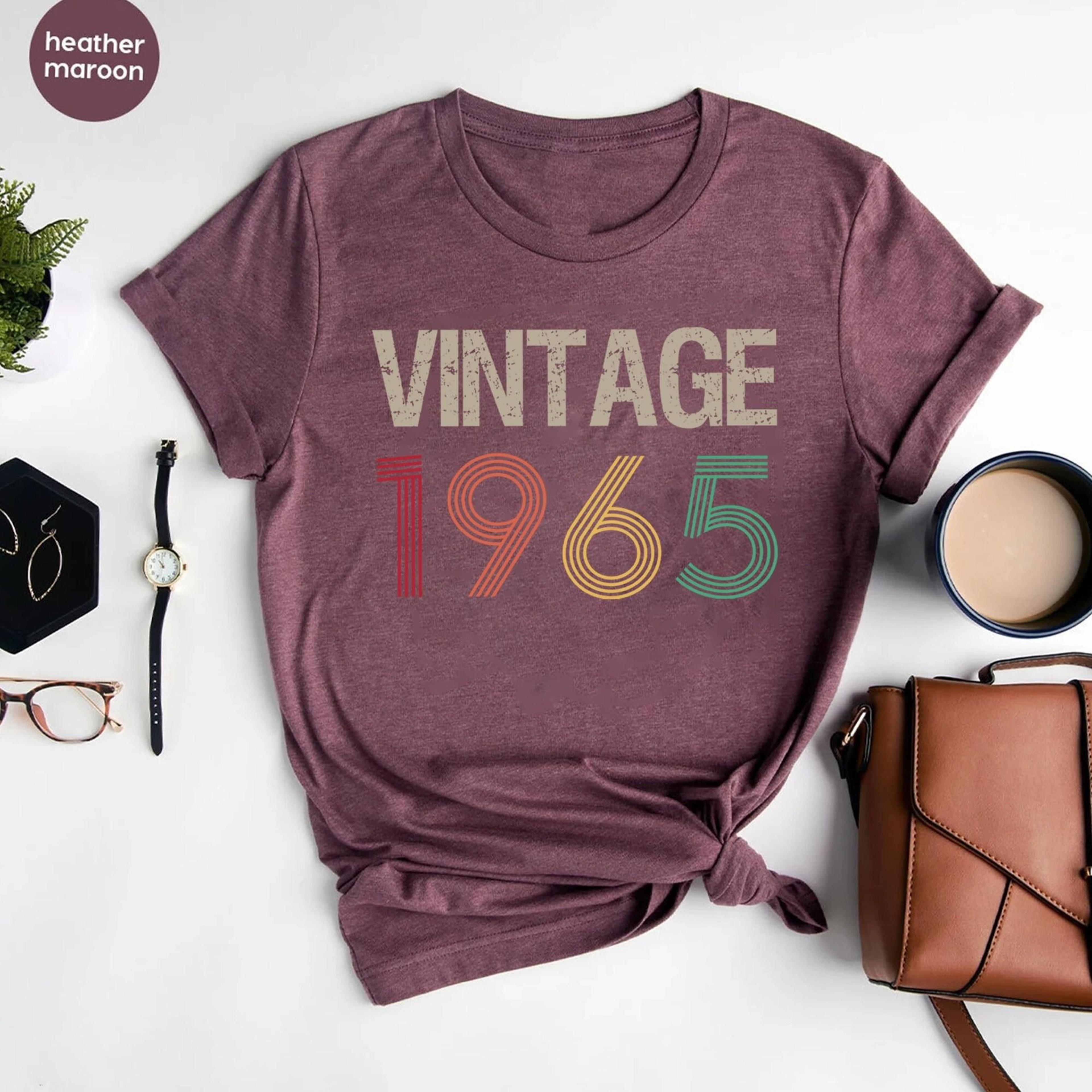 58th birthday shirt vintage 1965 limited edition cassette graphic t-shirt retro birthday gift for men