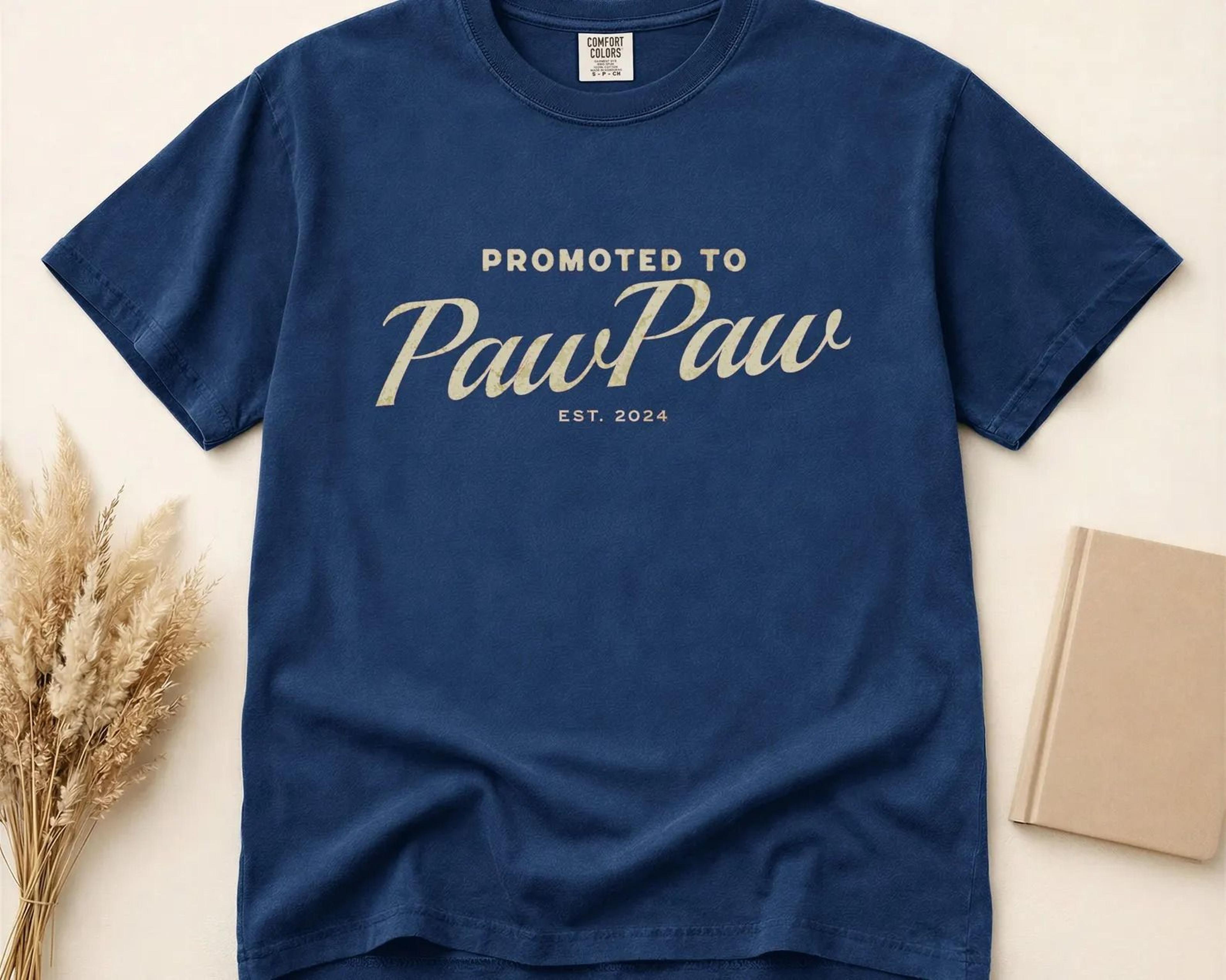 promoted to custom role t-shirt | personalized dad grandpa pawpaw tee