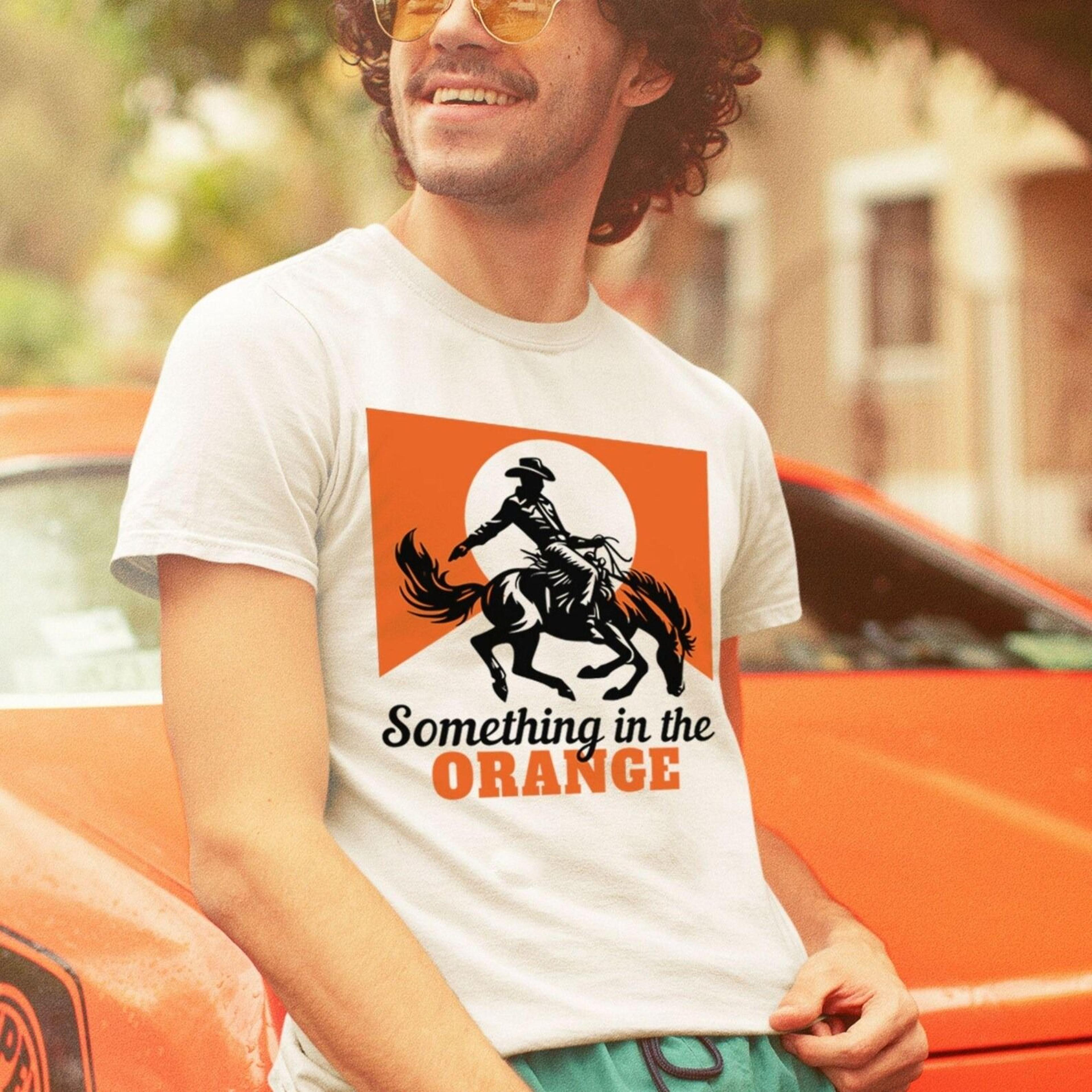 something in the orange shirt, country aesthetic shir indie country tee, country music shirt, country girl tee, wester