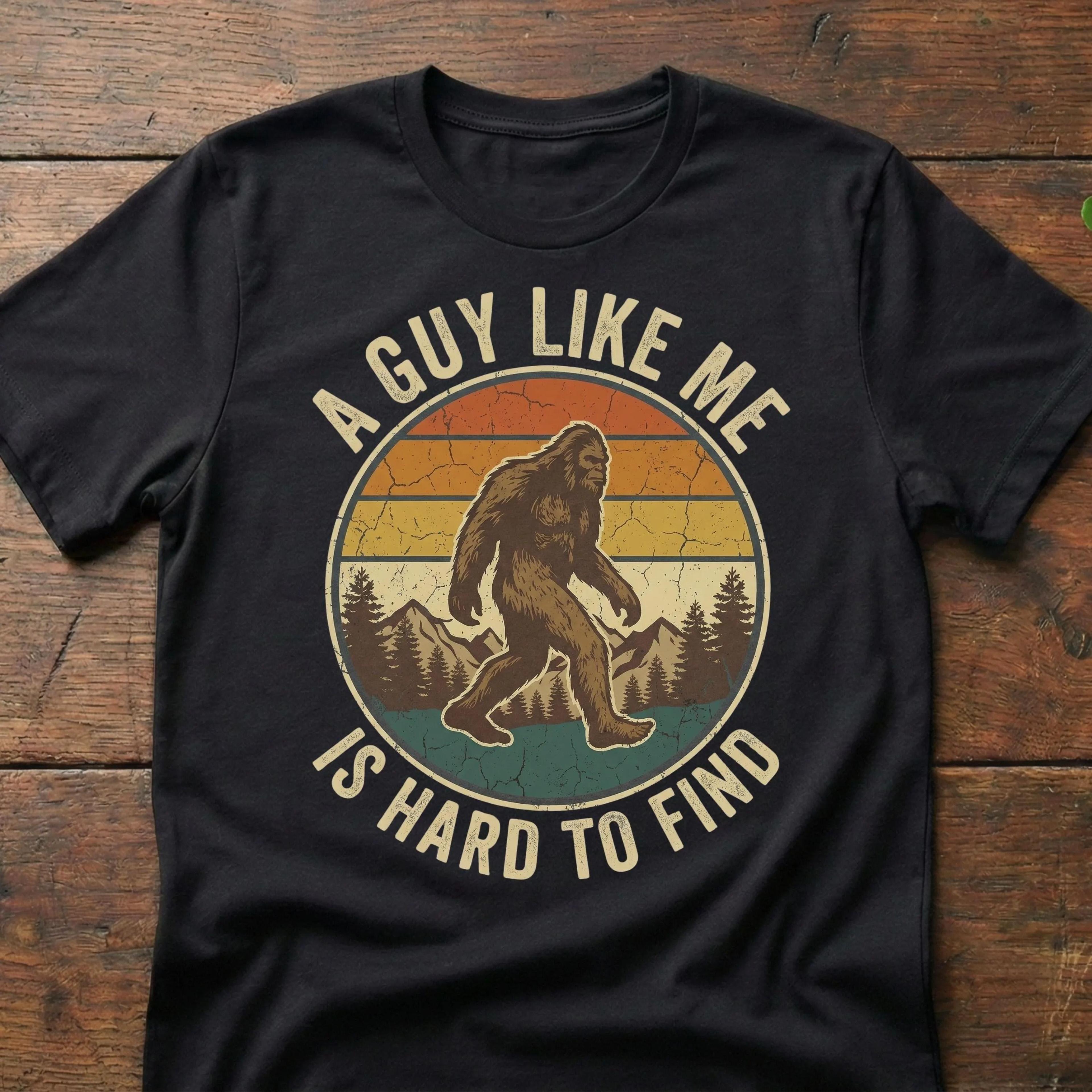 bigfoot shirt, hard to find boyfriend, funny husband gift, retro sasquatch tee