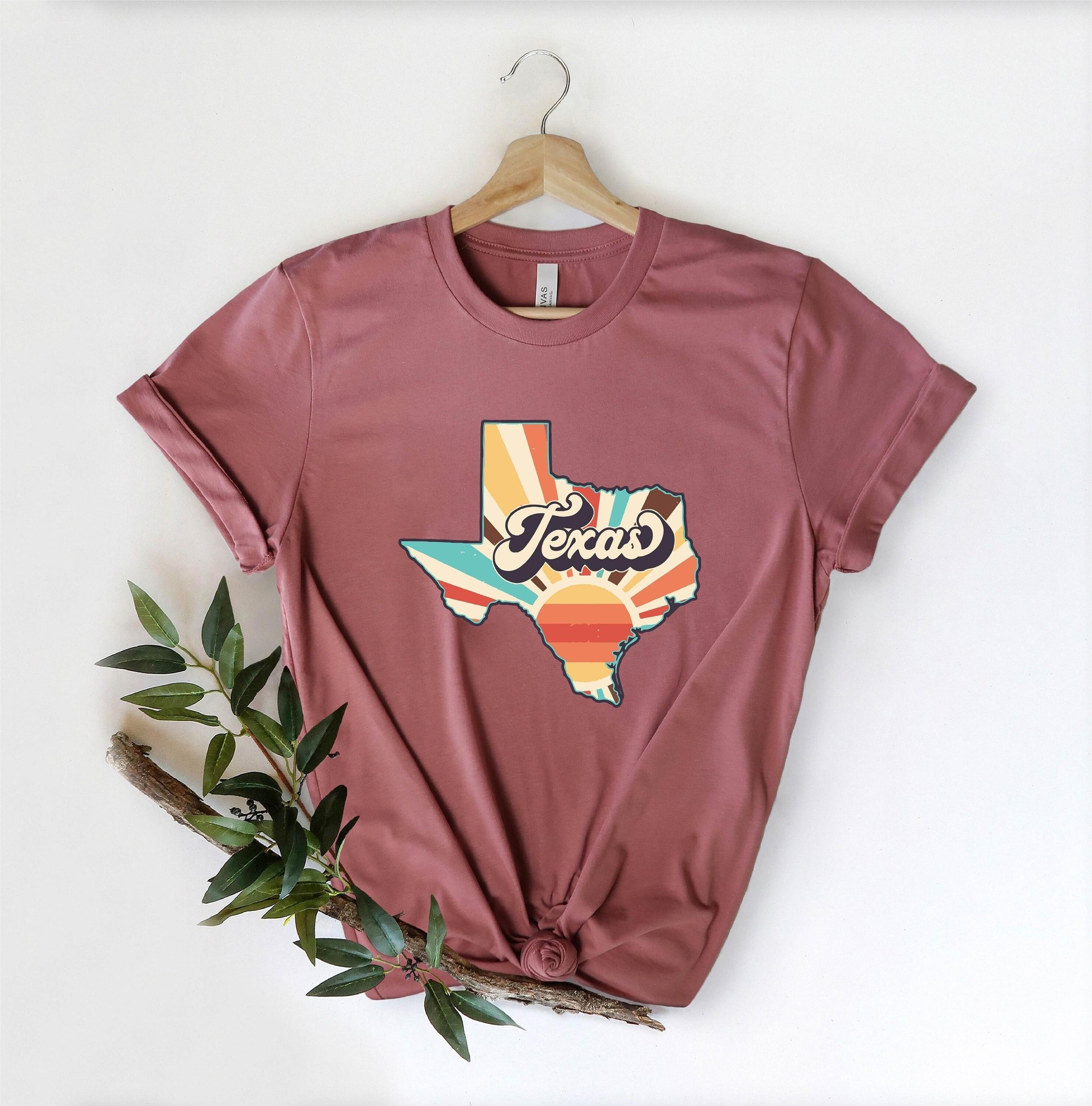 retro texas state shirt texas pride gift, vintage lone star graphic t-shirt