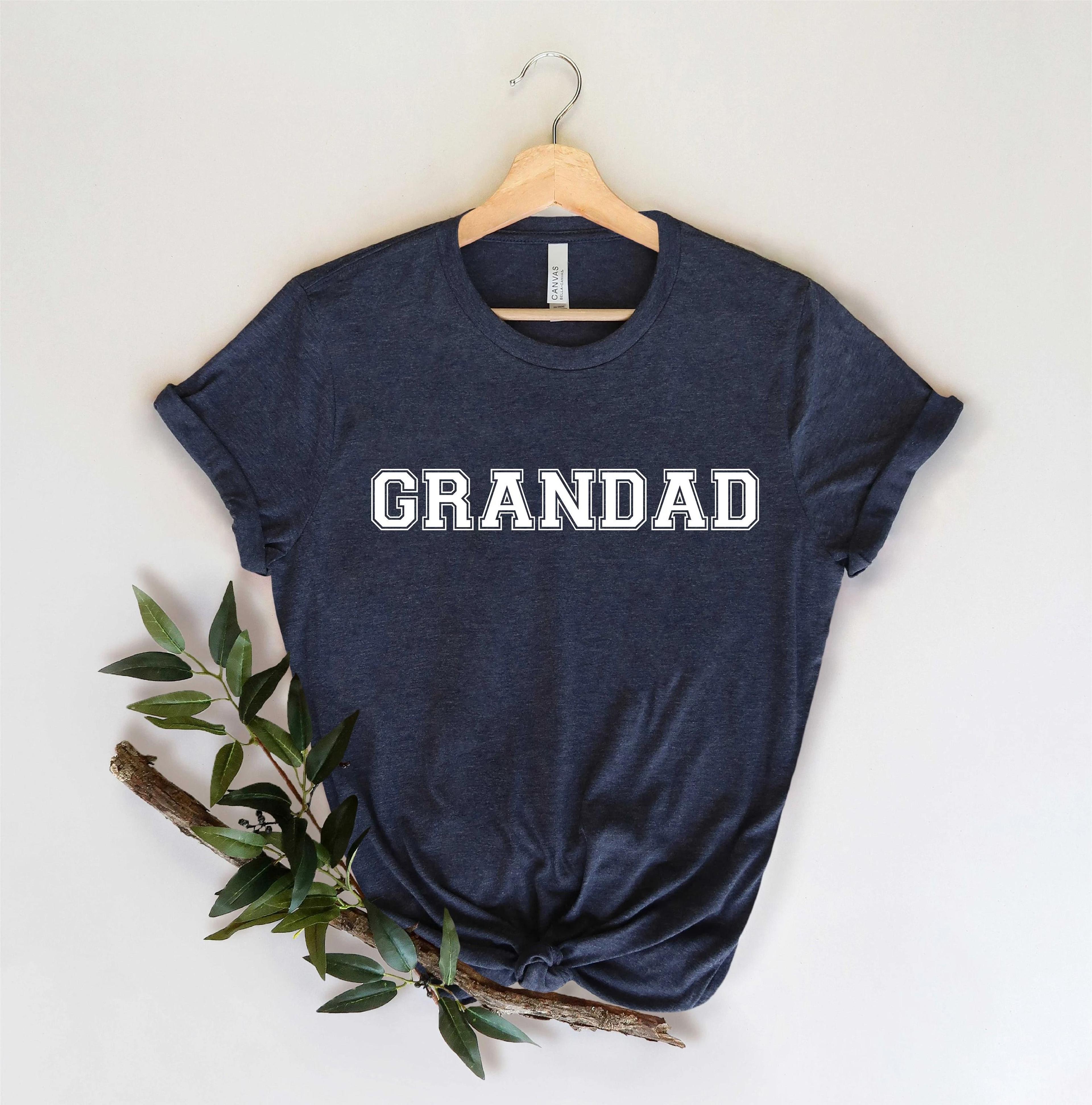 grandad shirt, soft graphic tee, grandpa gift for father's day & family celebrations