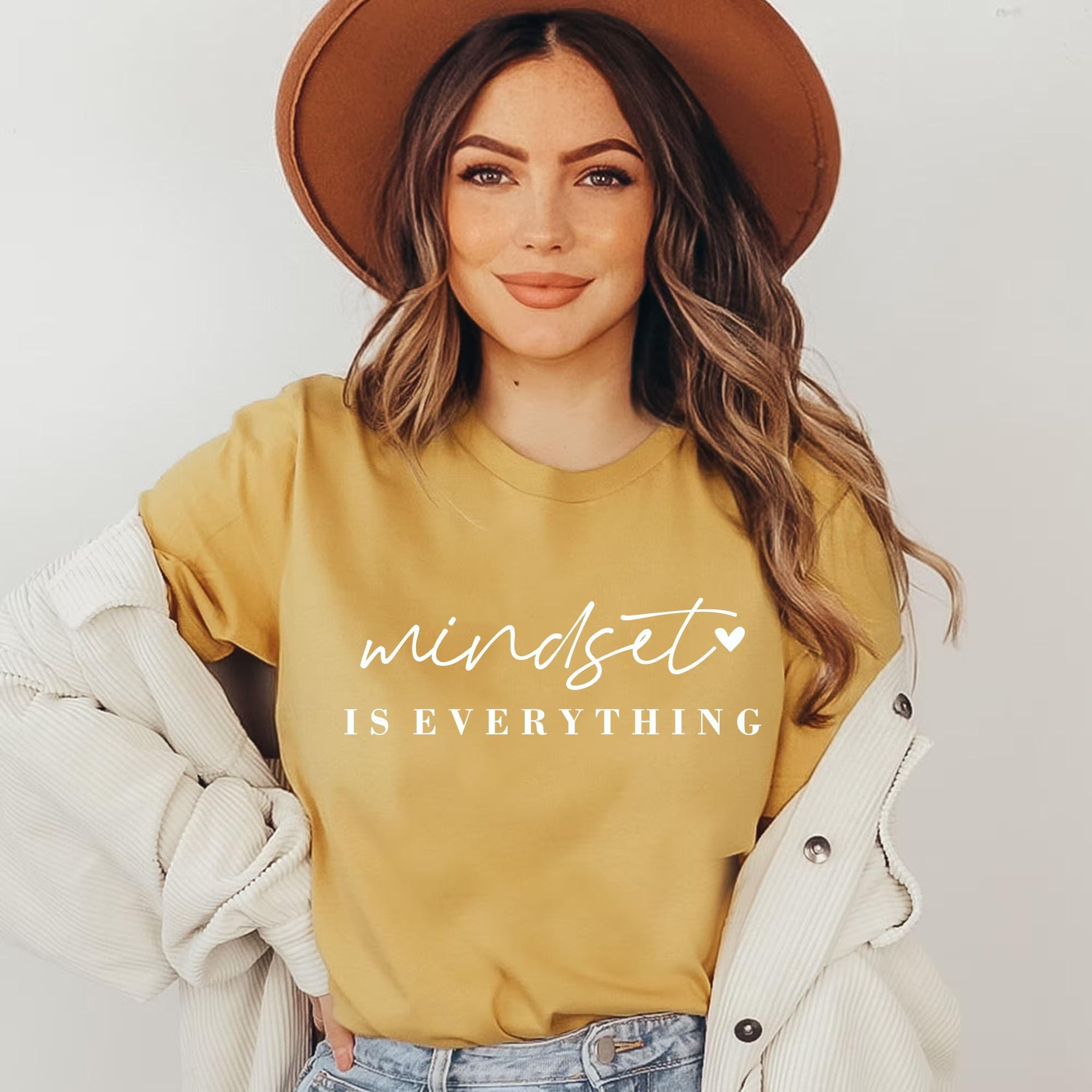 mindset is everything shirt, motivational gym workout tee, fitness inspiration t-shirt