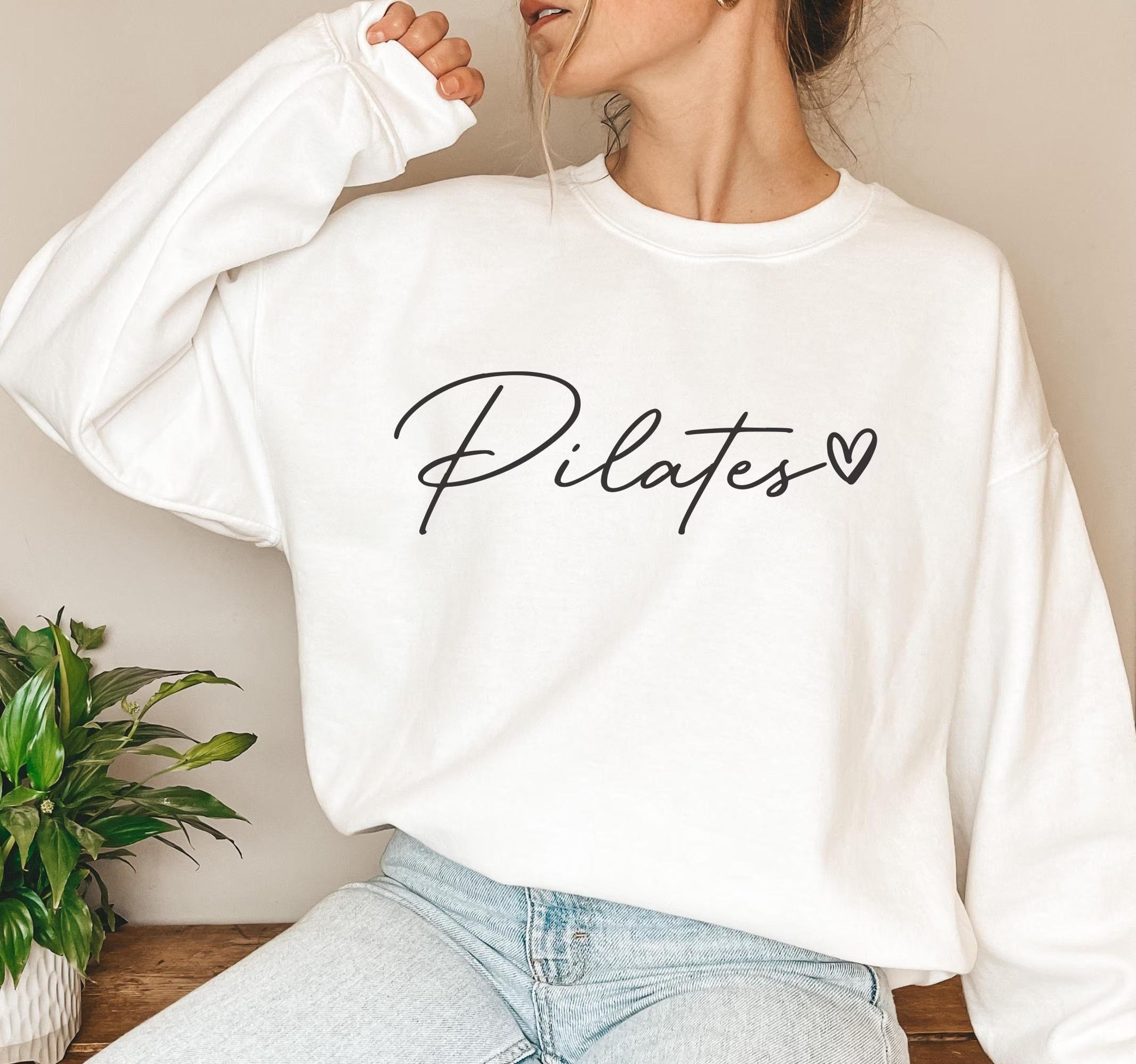 pilates sweatshirt women's crewneck, gift for her