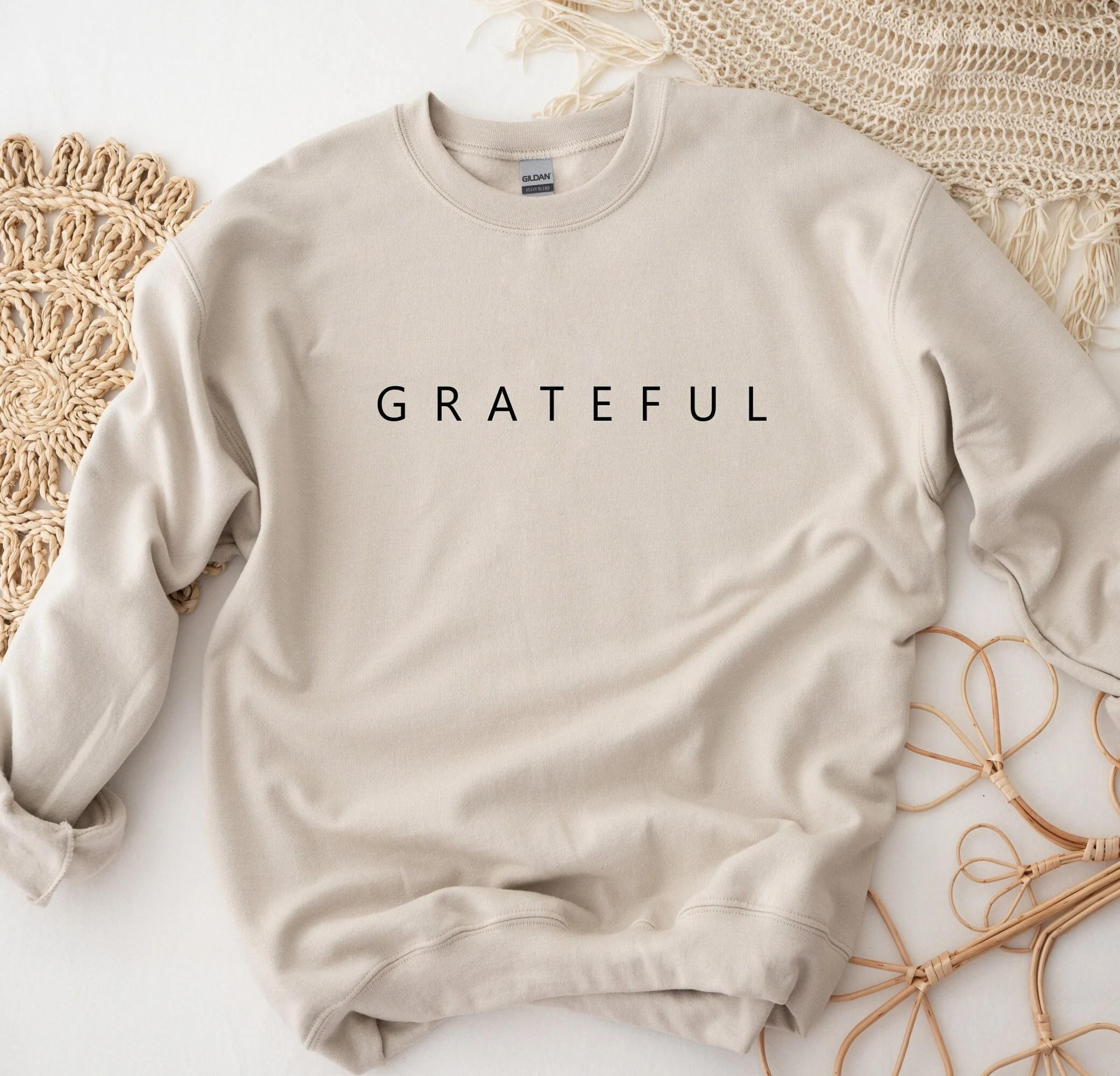 grateful sweatshirt minimalist graphic crewneck