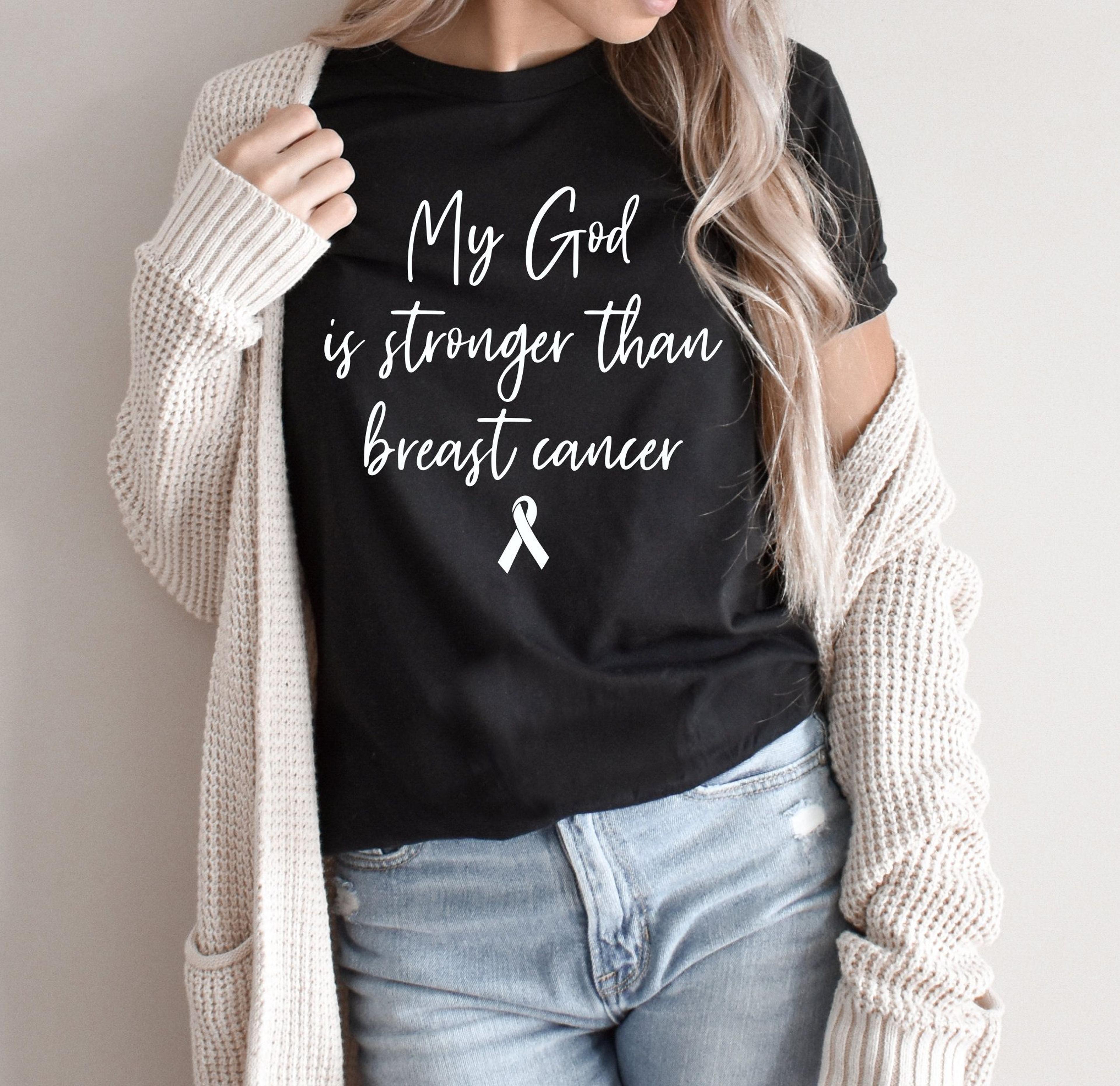 breast cancer awareness shirt inspirational gift cotton poly blend