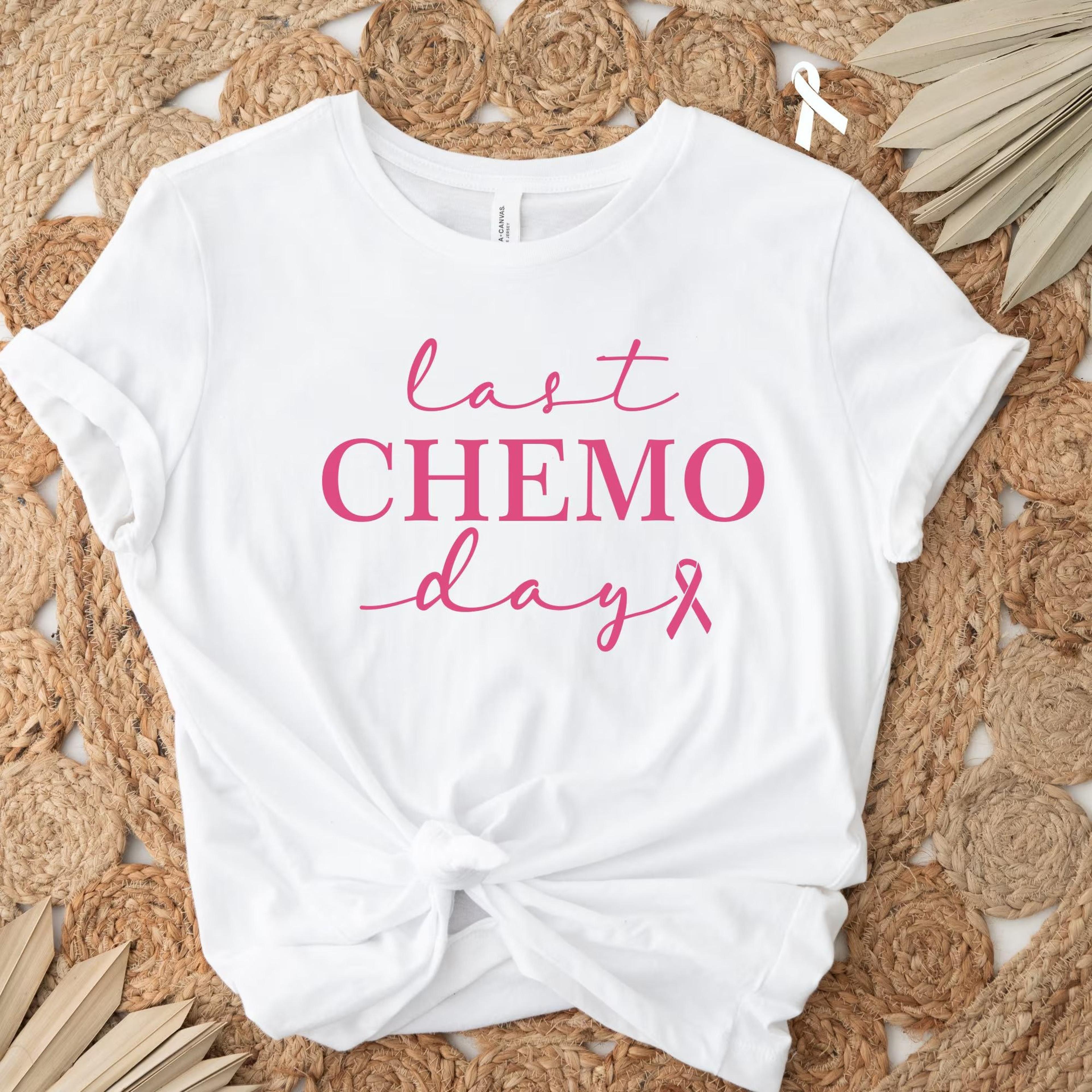 last chemo day shirt cancer fighter gift minimalist design