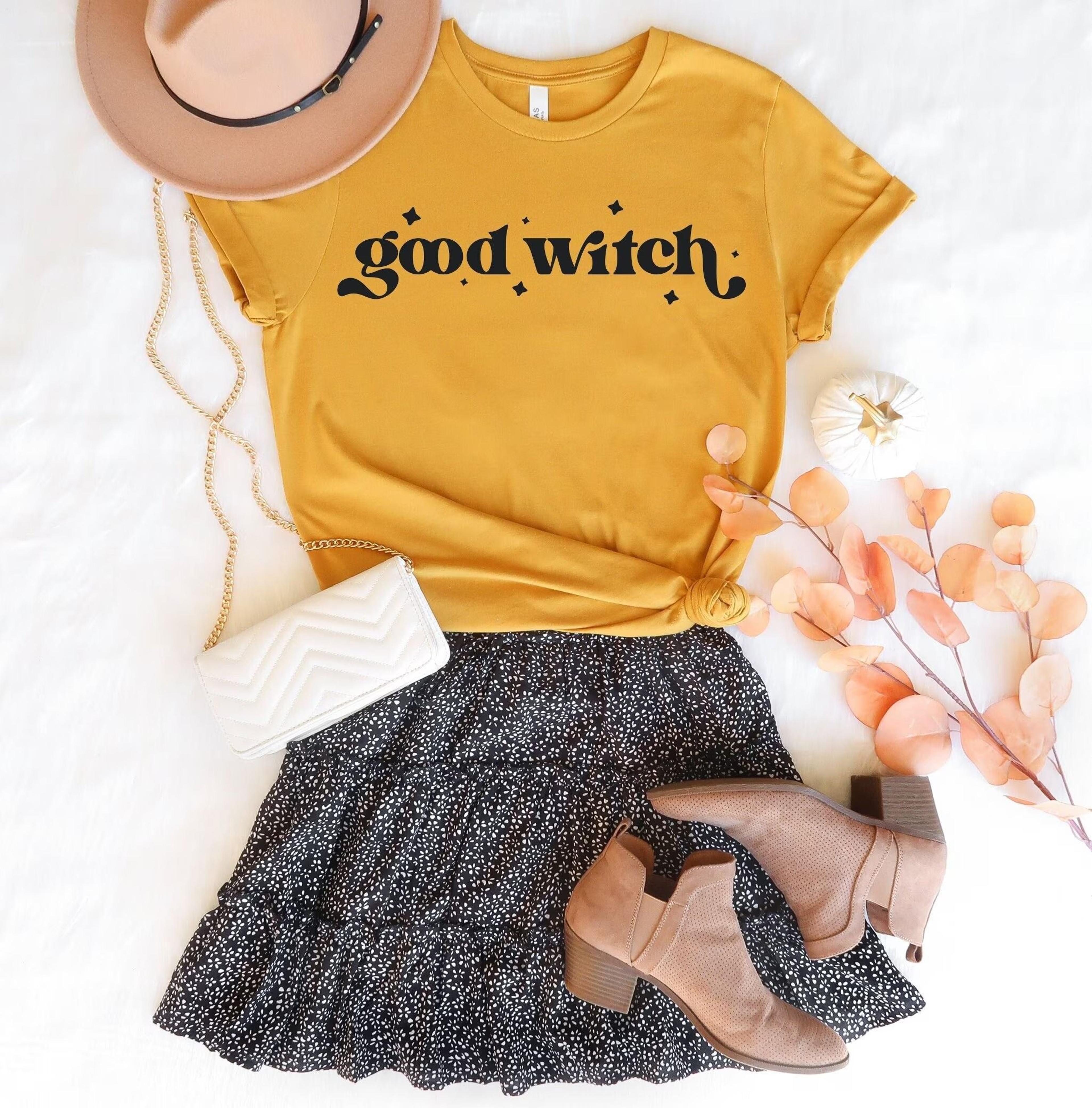 good witch halloween shirt funny women's tee