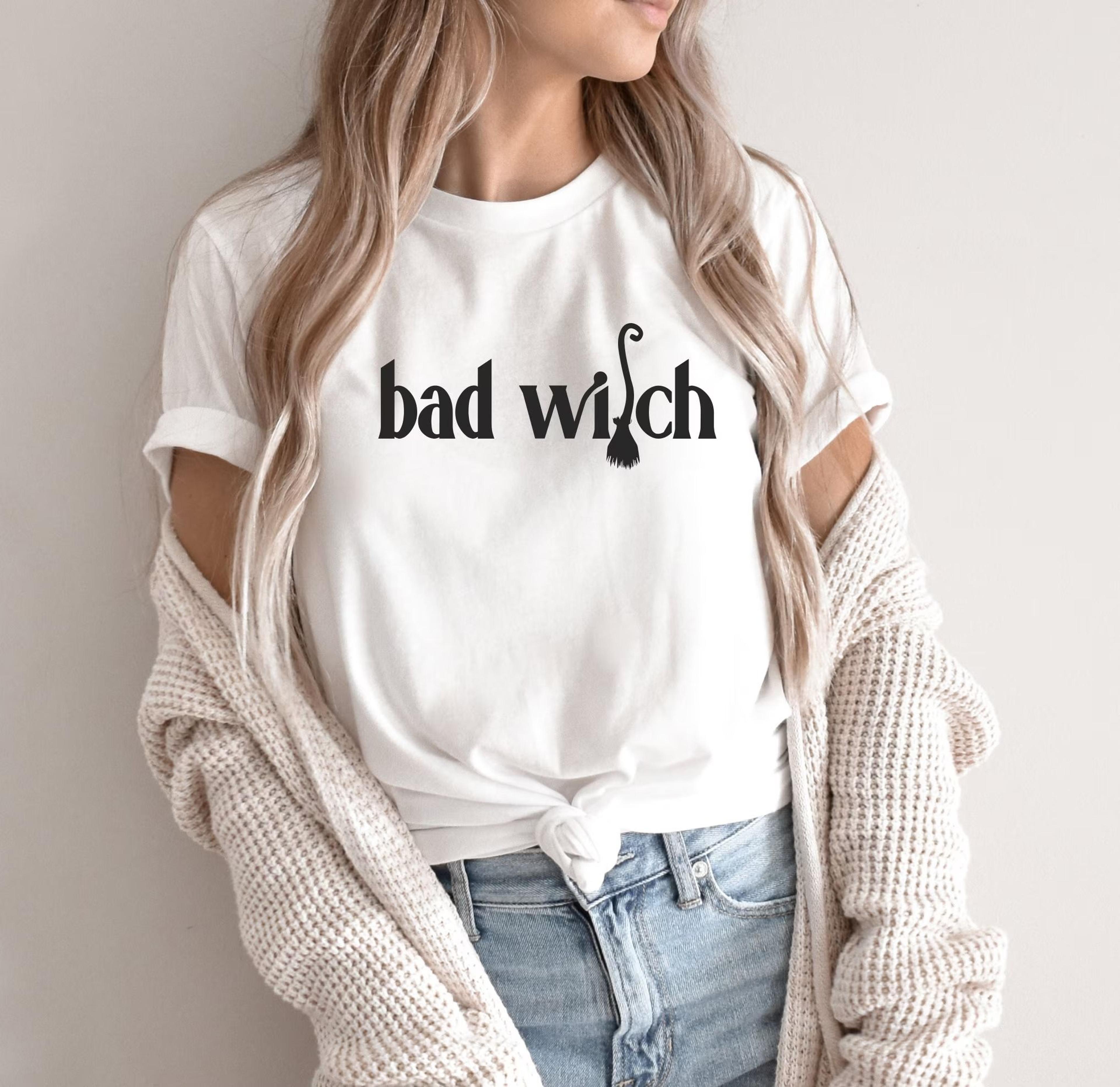 bad witch halloween t-shirt funny fall tee
