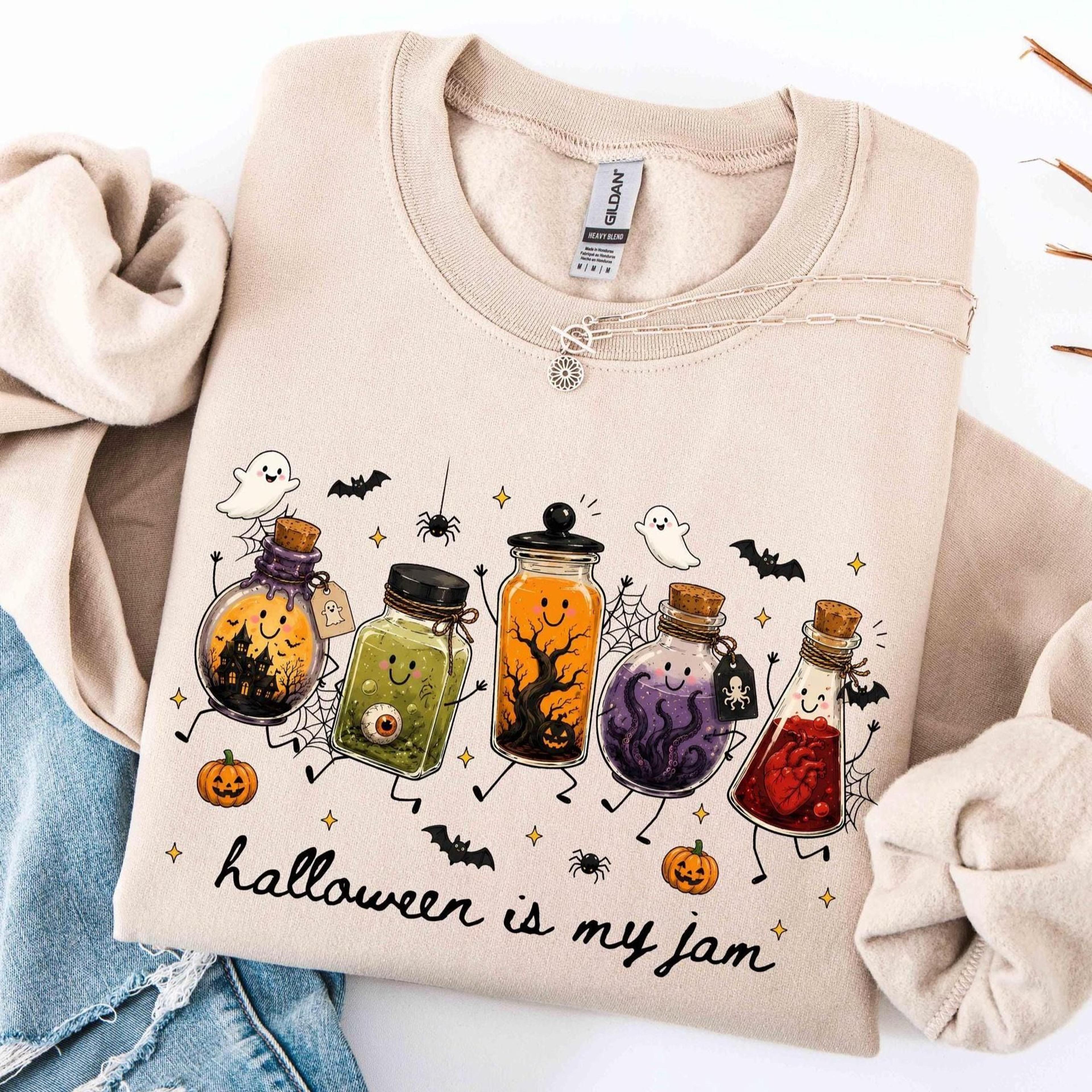 halloween is my jam shirt fun spooky vibes sweatshirt hoodie