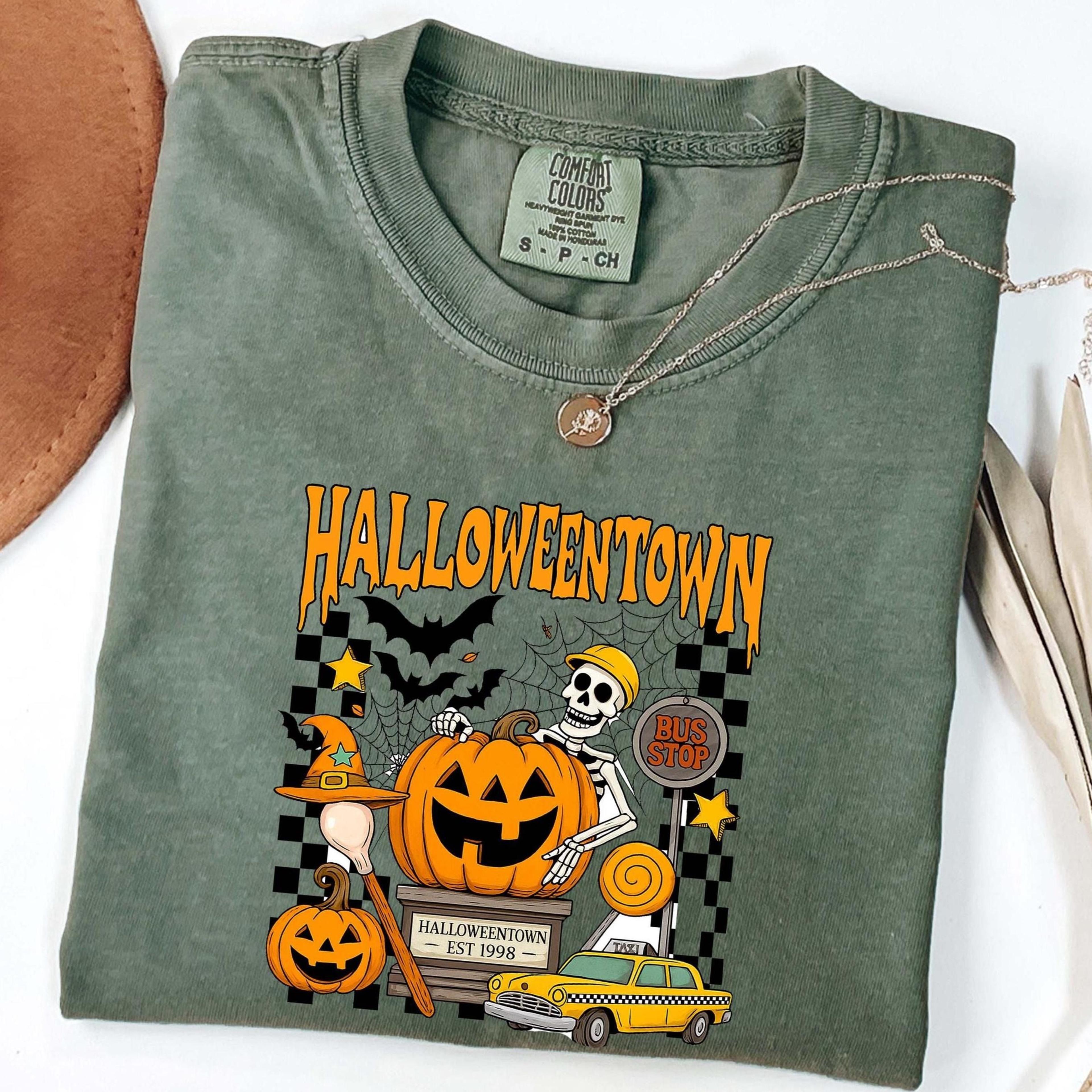 halloweentown shirt retro comfort colors halloween university tee