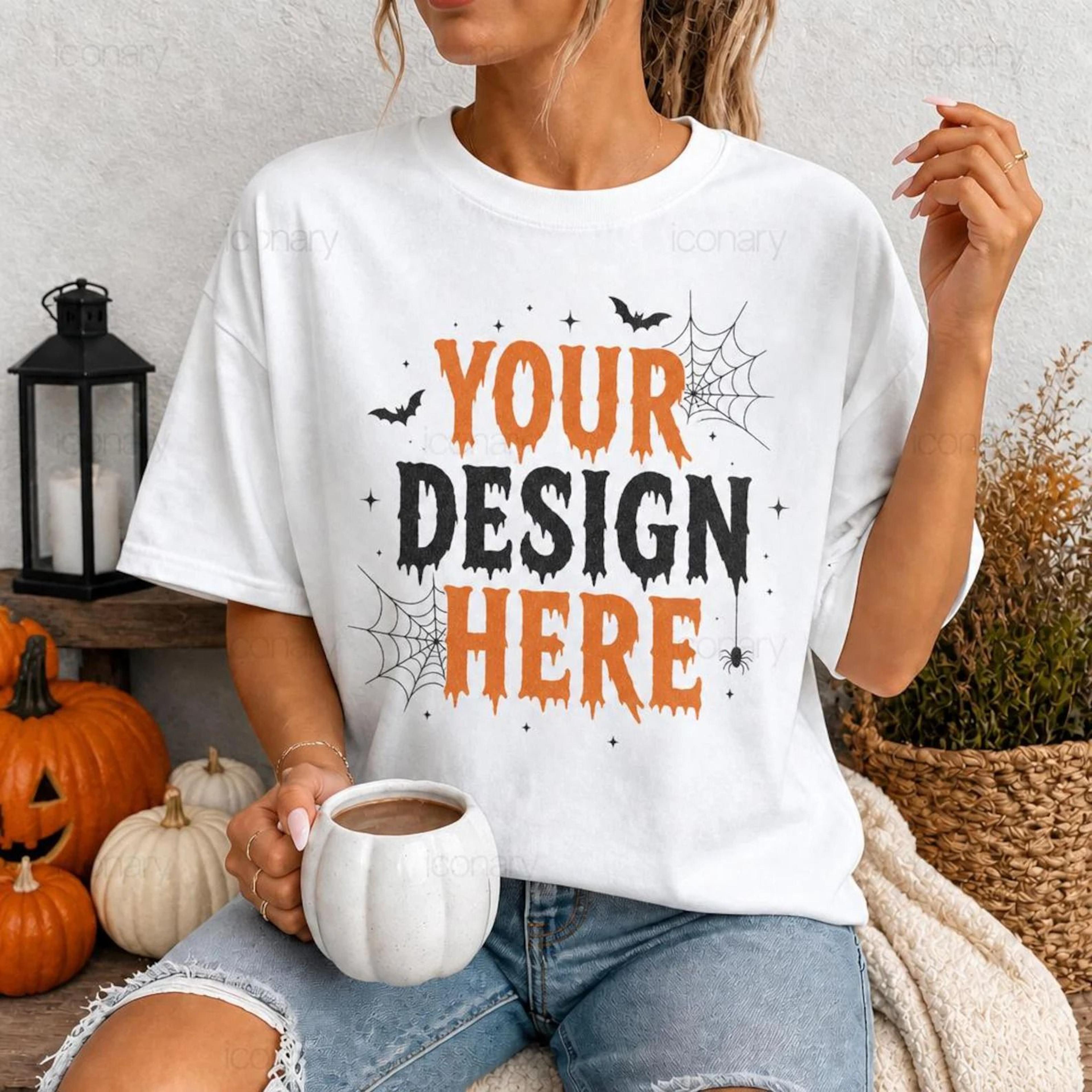 c1717 mockup bundle | halloween t-shirt