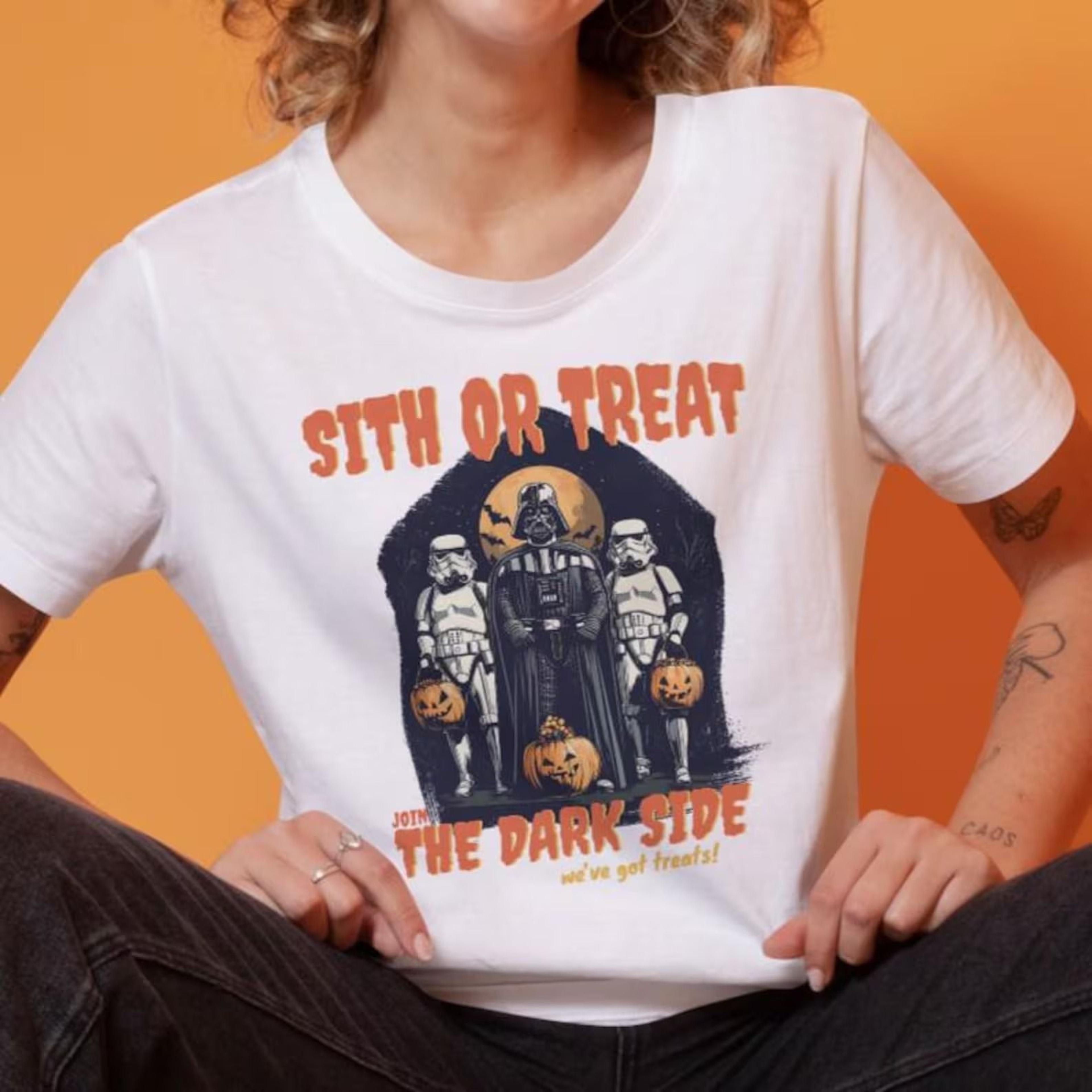 star wars halloween t-shirt, darth vader sith or treat shirt, unisex t-shirt, halloween shirt, disney halloween shirt, h