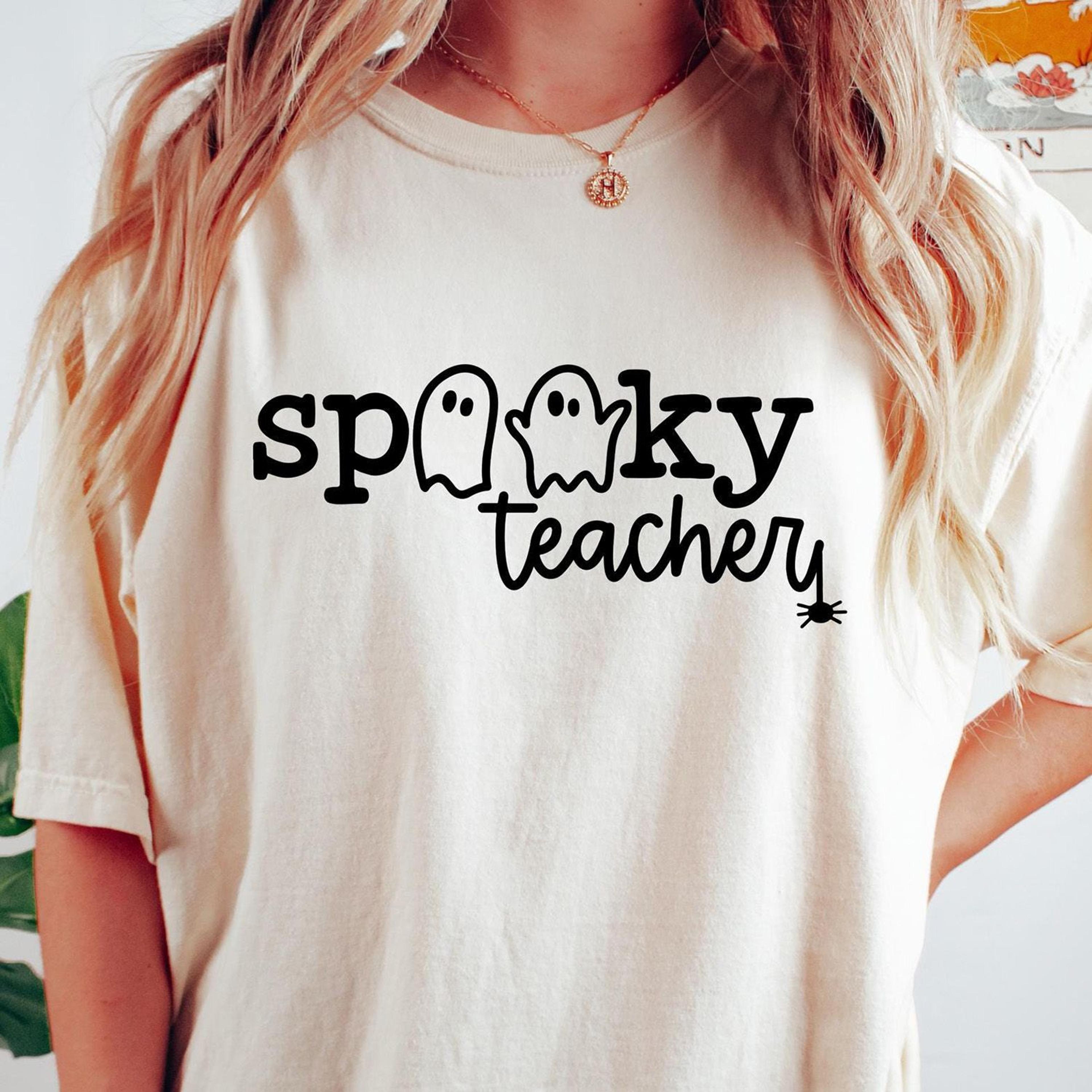 cute halloween ghost shirt trick or treat spooky pumpkin tee