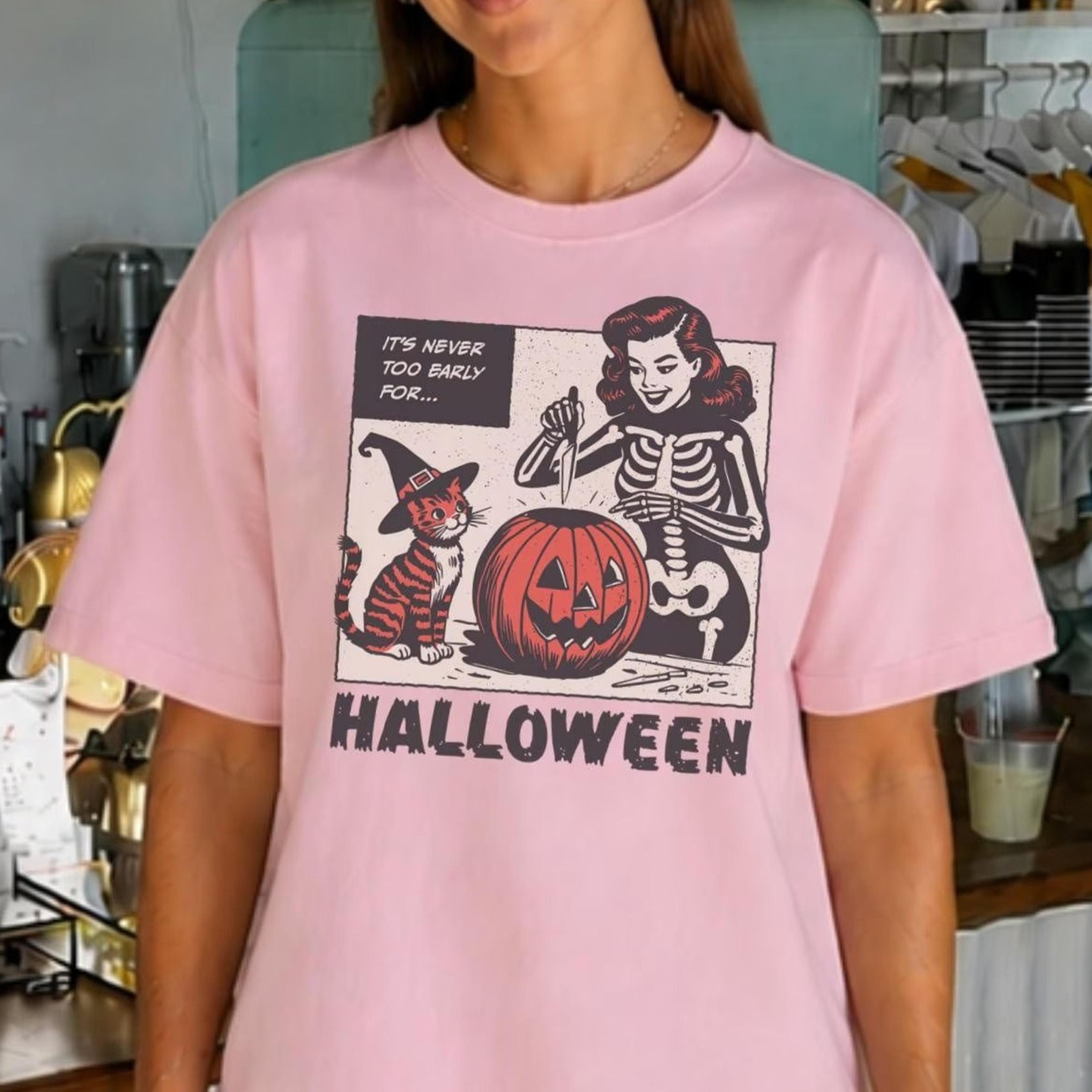 retro halloween shirt, spooky season tee, witchy vibes shirt, witch halloween shirt, halloween tshirt, trendy halloween