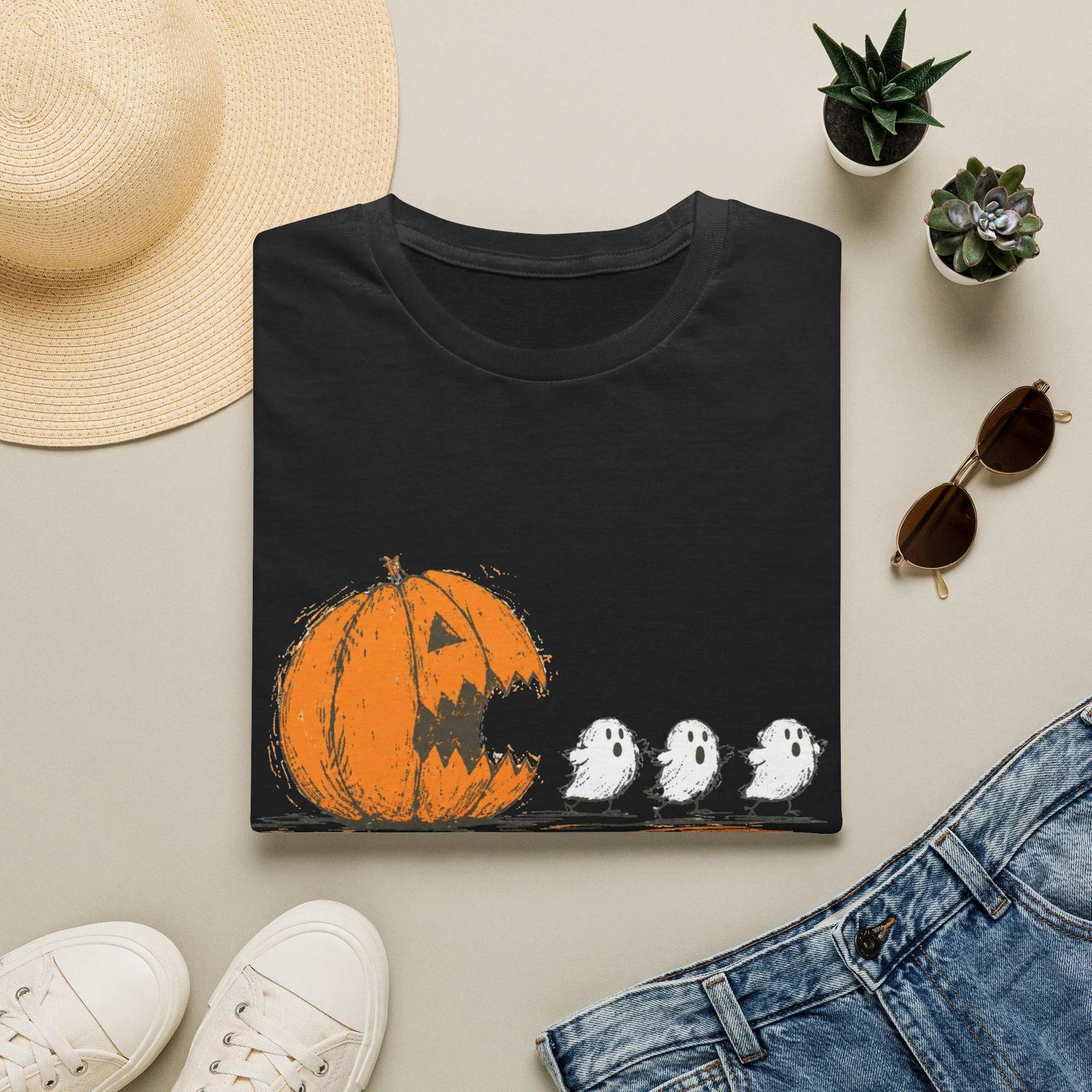 pumpkin ghost halloween shirt, cute spooky fall shirt, jack o lantern ghost tee, vintage shirt comfort colors halloween