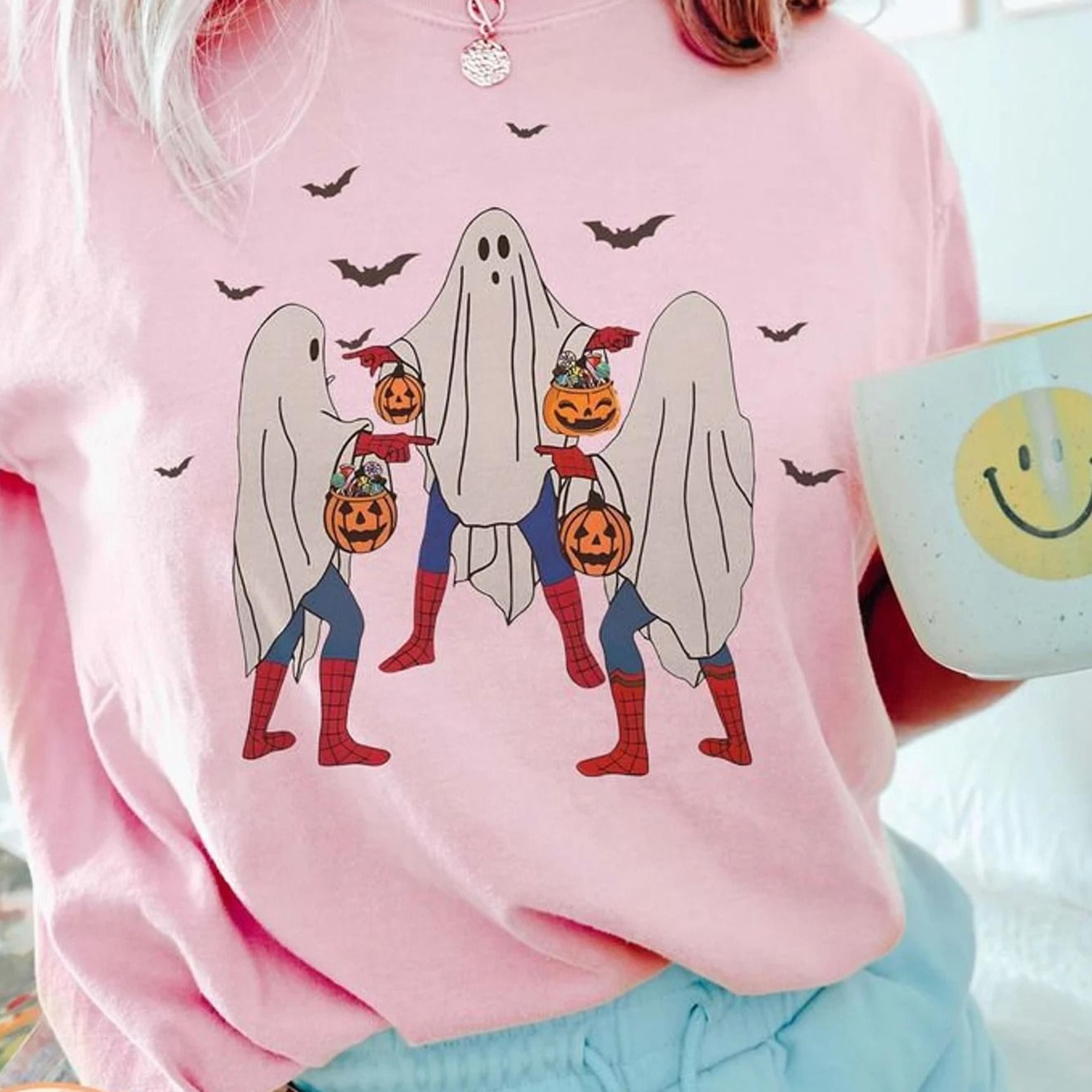 three spiderman meme shirt, marvel avengers halloween shirt, multiverse spiderman shirt