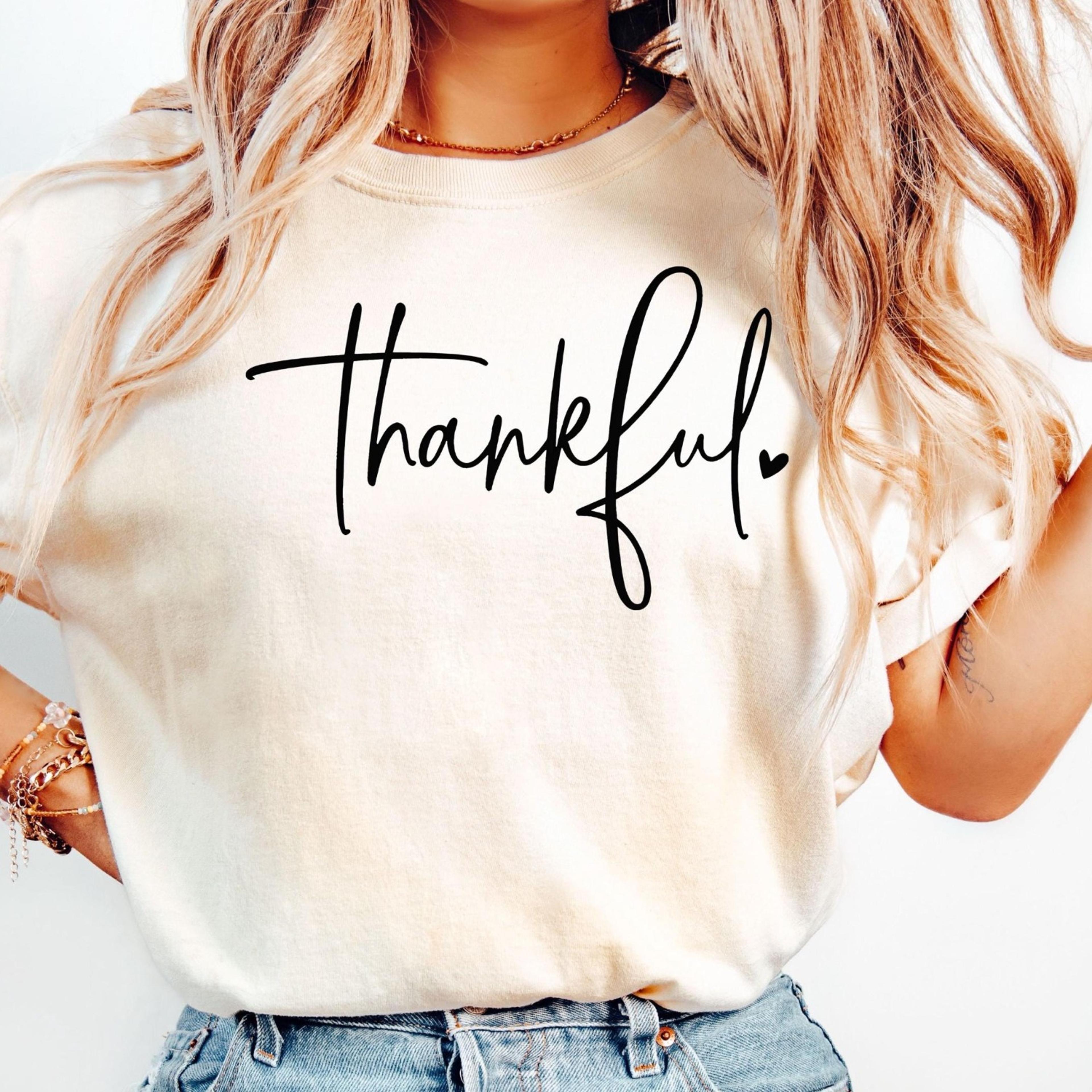 thankful shirt happy thanksgiving tee hello thanksgiving shirt autumn graphic tee