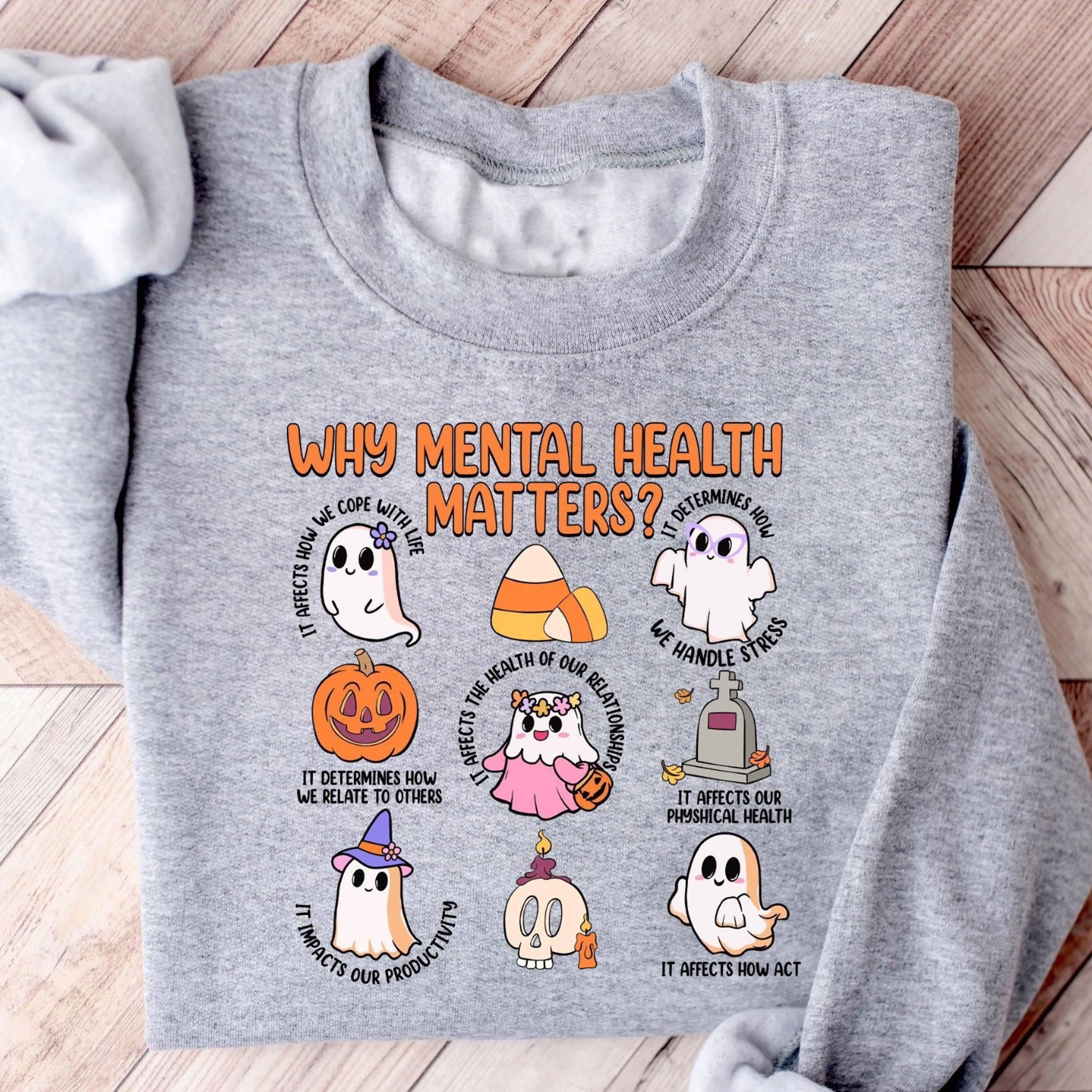 mental health halloween t-shirt, school counselor halloween sweatshirt, spooky halloween gift, school psychologist funny