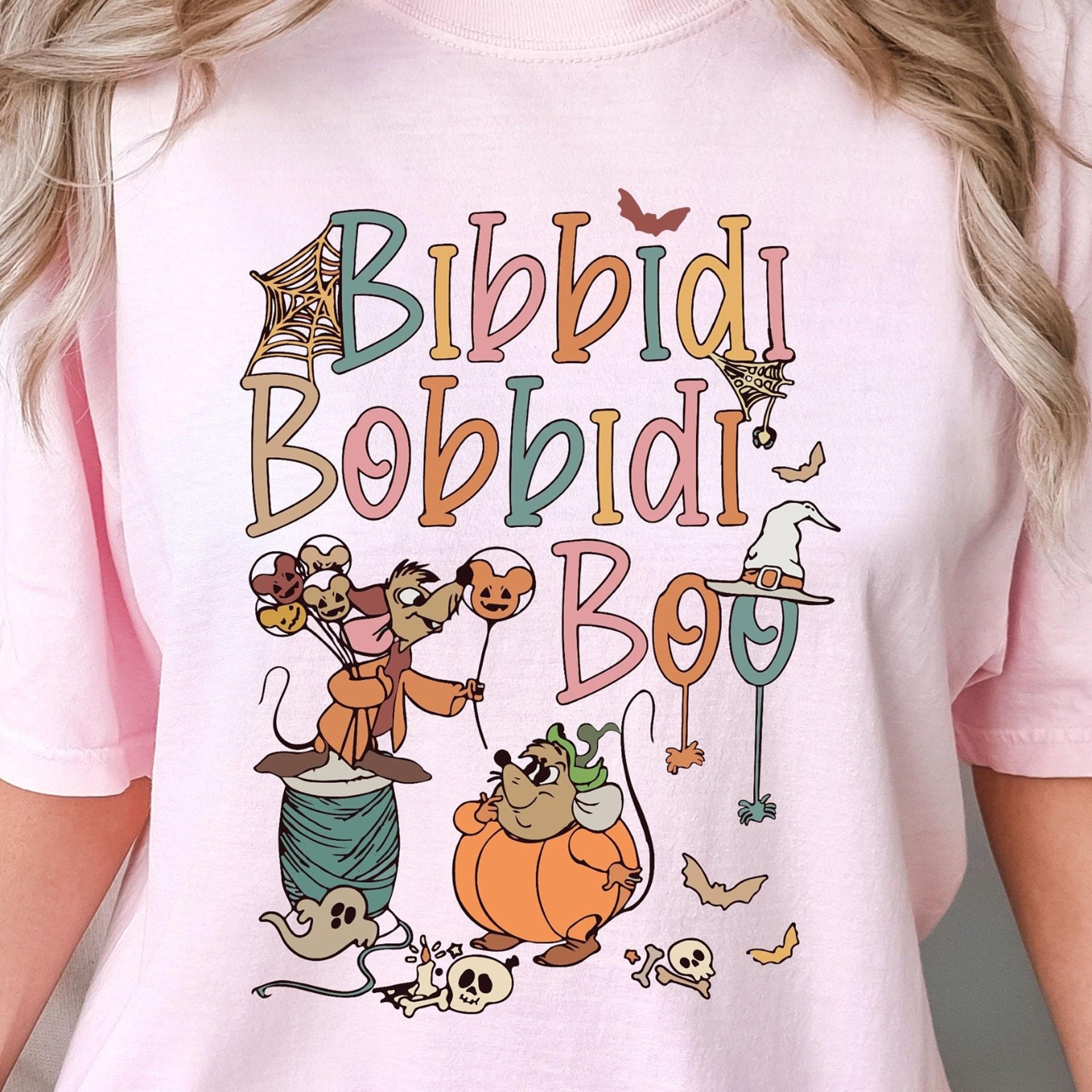 funny halloween shirt bibbidi bobbidi boo cute halloween party graphic tee