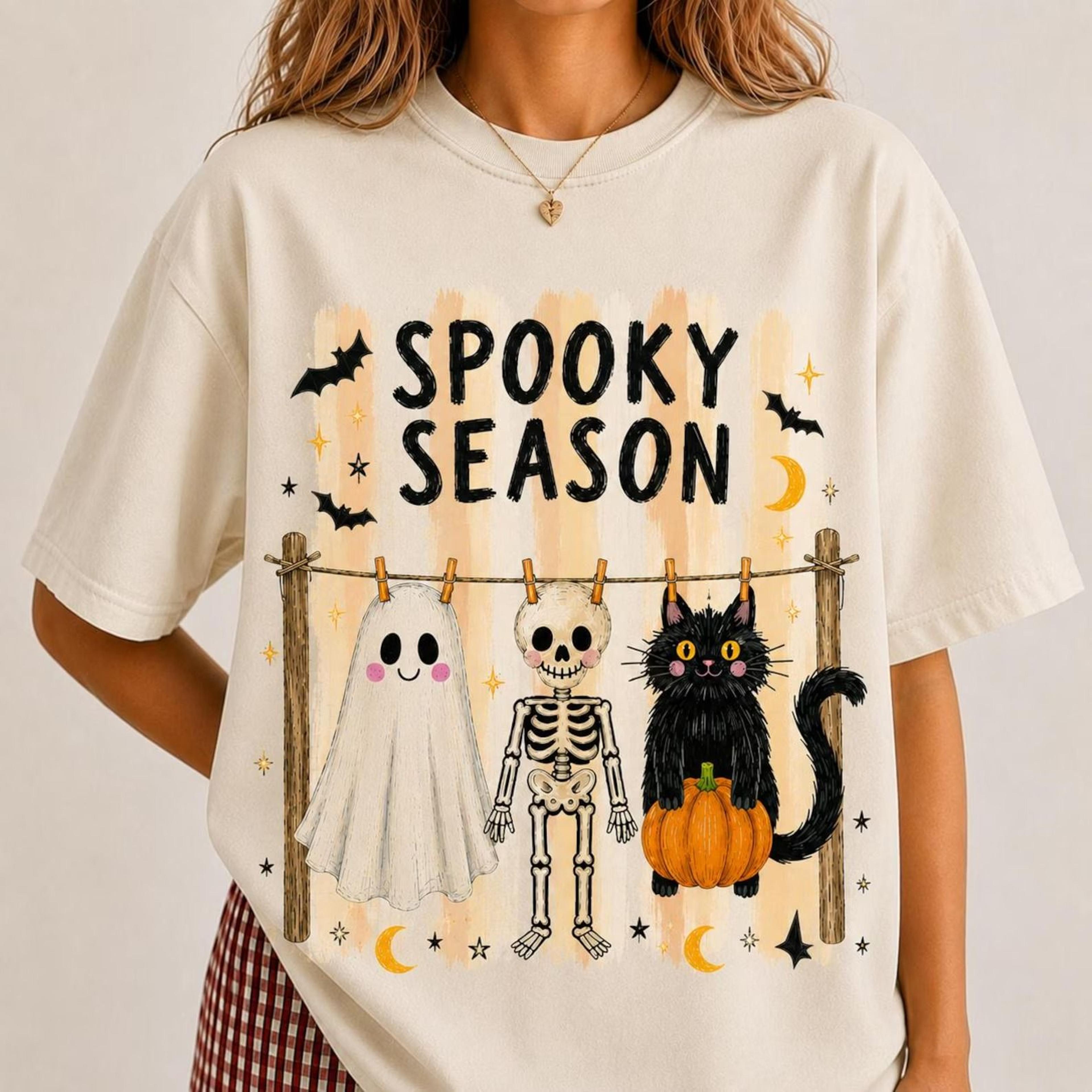 preppy spooky season shirt, preppy coquette skeleton tee, trendy fall t-shirt, girly halloween shirt, striped boutique