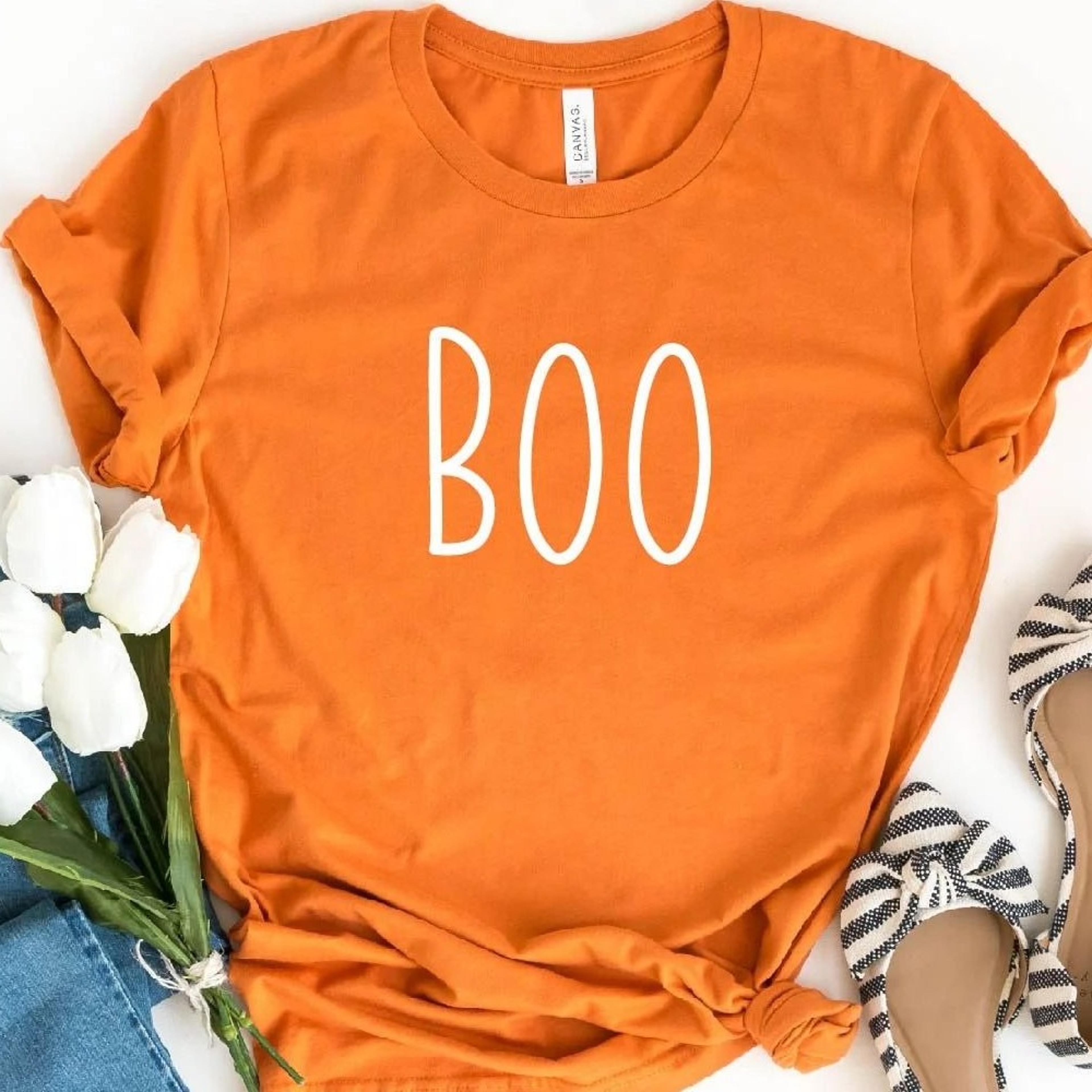 boo shirt, halloween shirt, thankful shirt, fall shirt, pumpkin t-shirt, boo t-shirt, gift for halloween, halloween gift