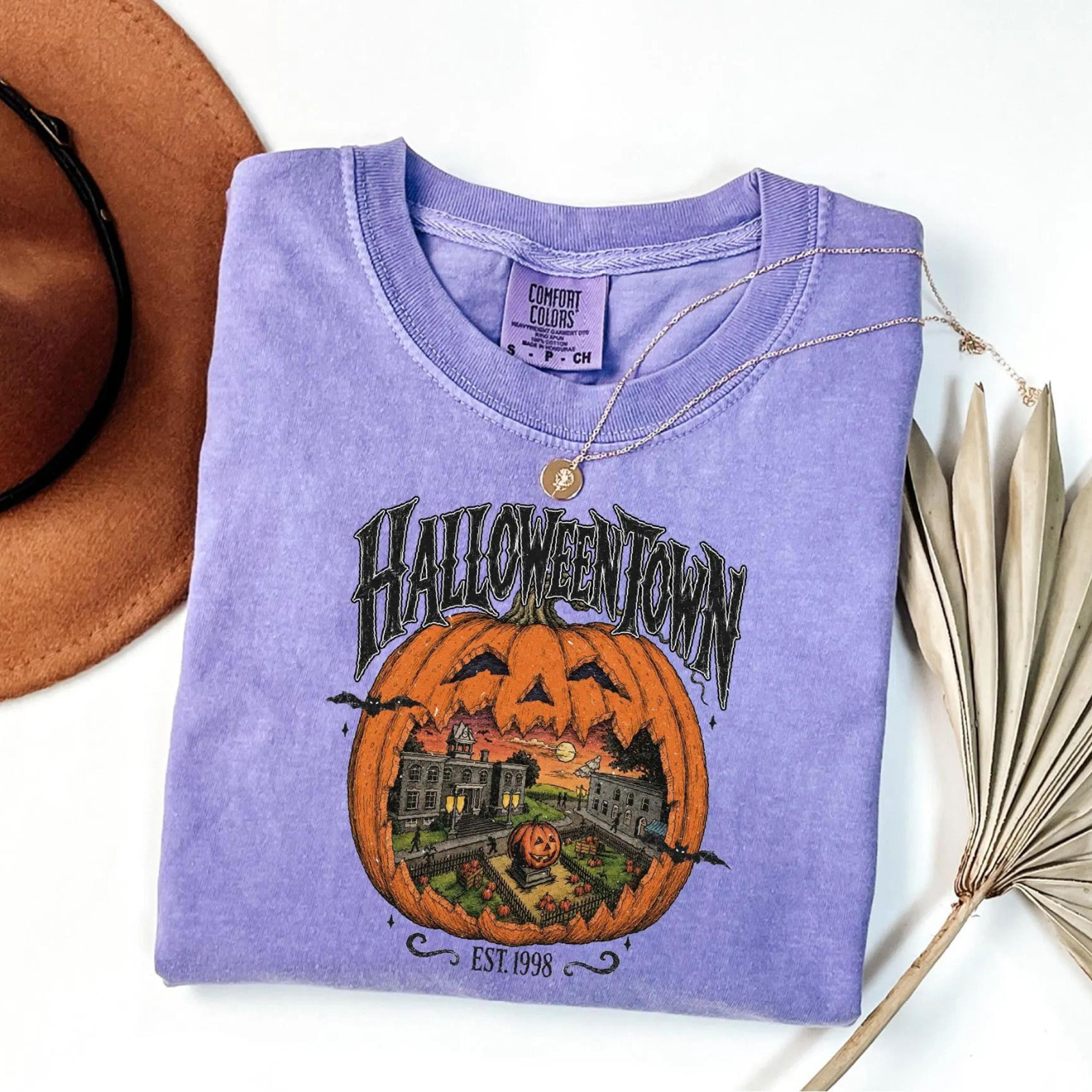 halloween university shirt vintage spooky college graphic tee