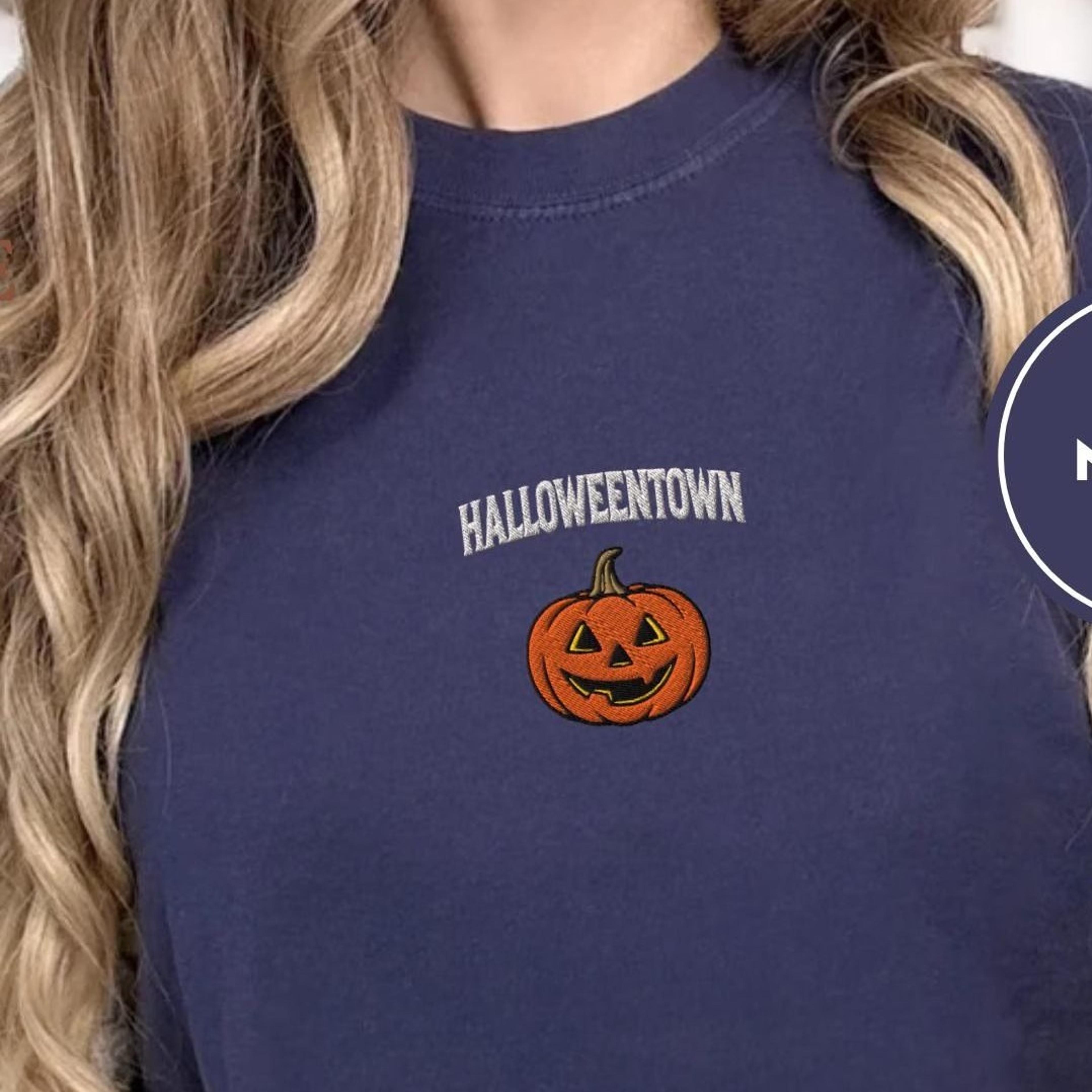 halloweentown pumpkin tee,cute halloween t-shirt, spooky season shirt, fall boo basket