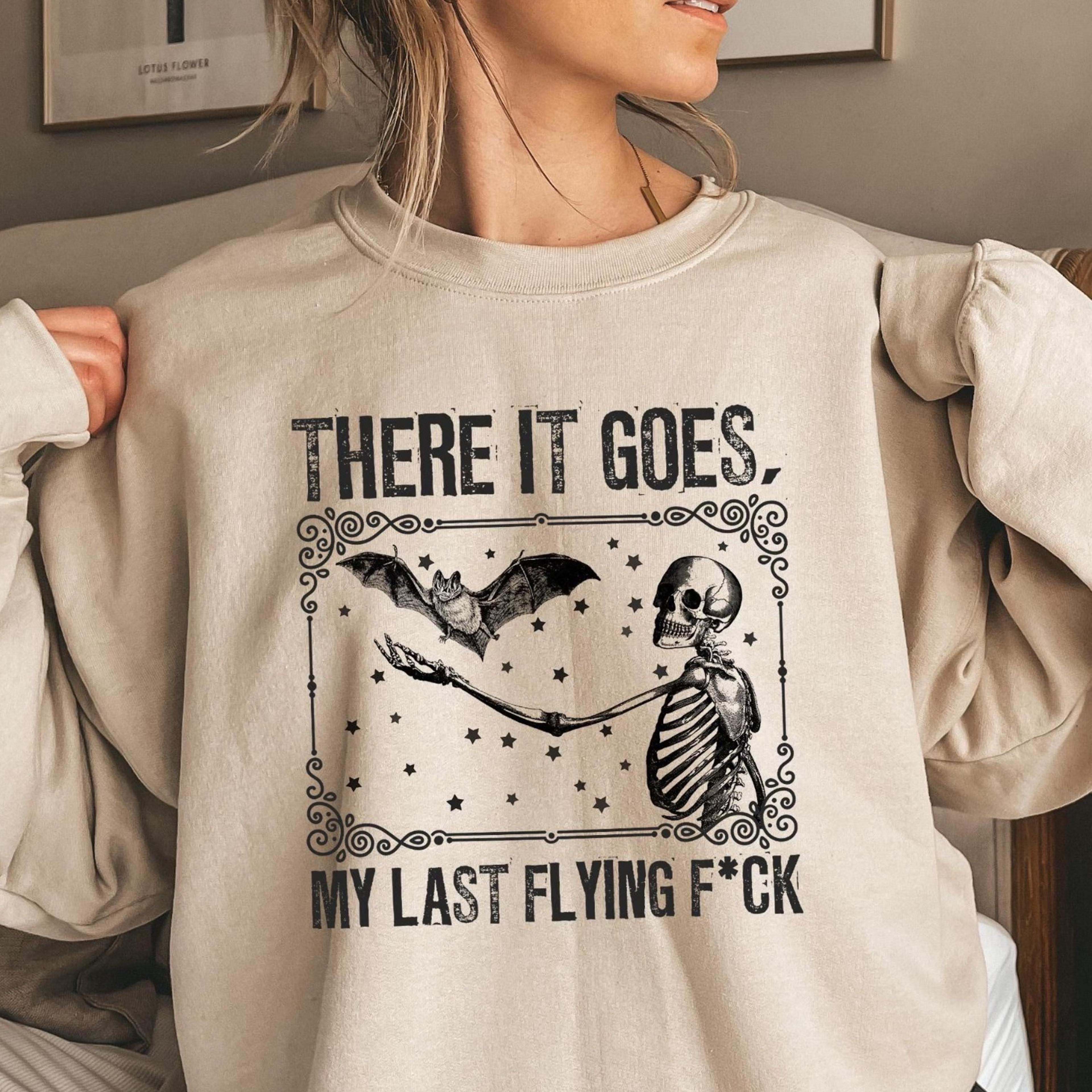 skeleton bat sweatshirt, halloween gifts, halloween women sweater, spooky sweatshirt, spooky season tshirt