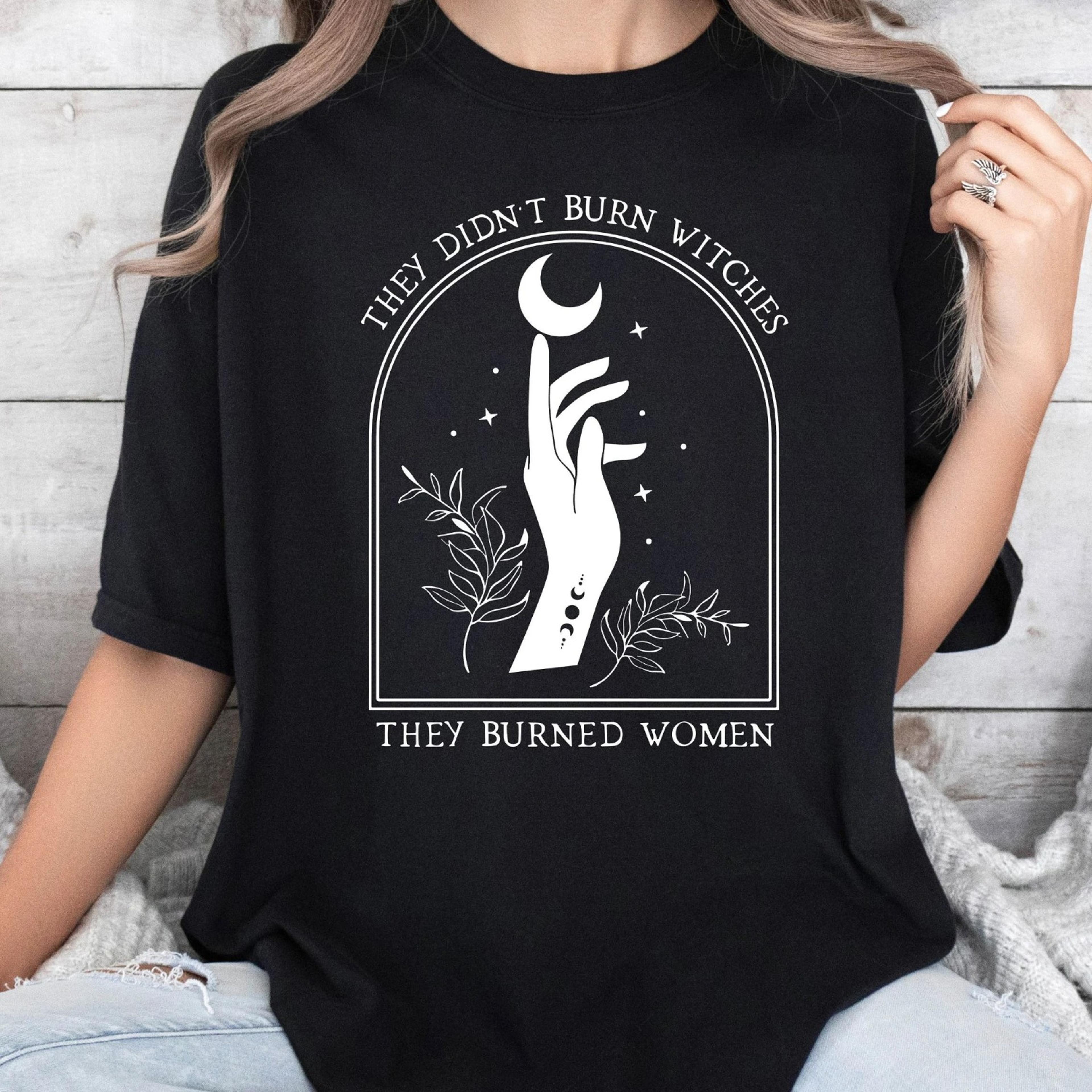 feminist witch t-shirt halloween feminism