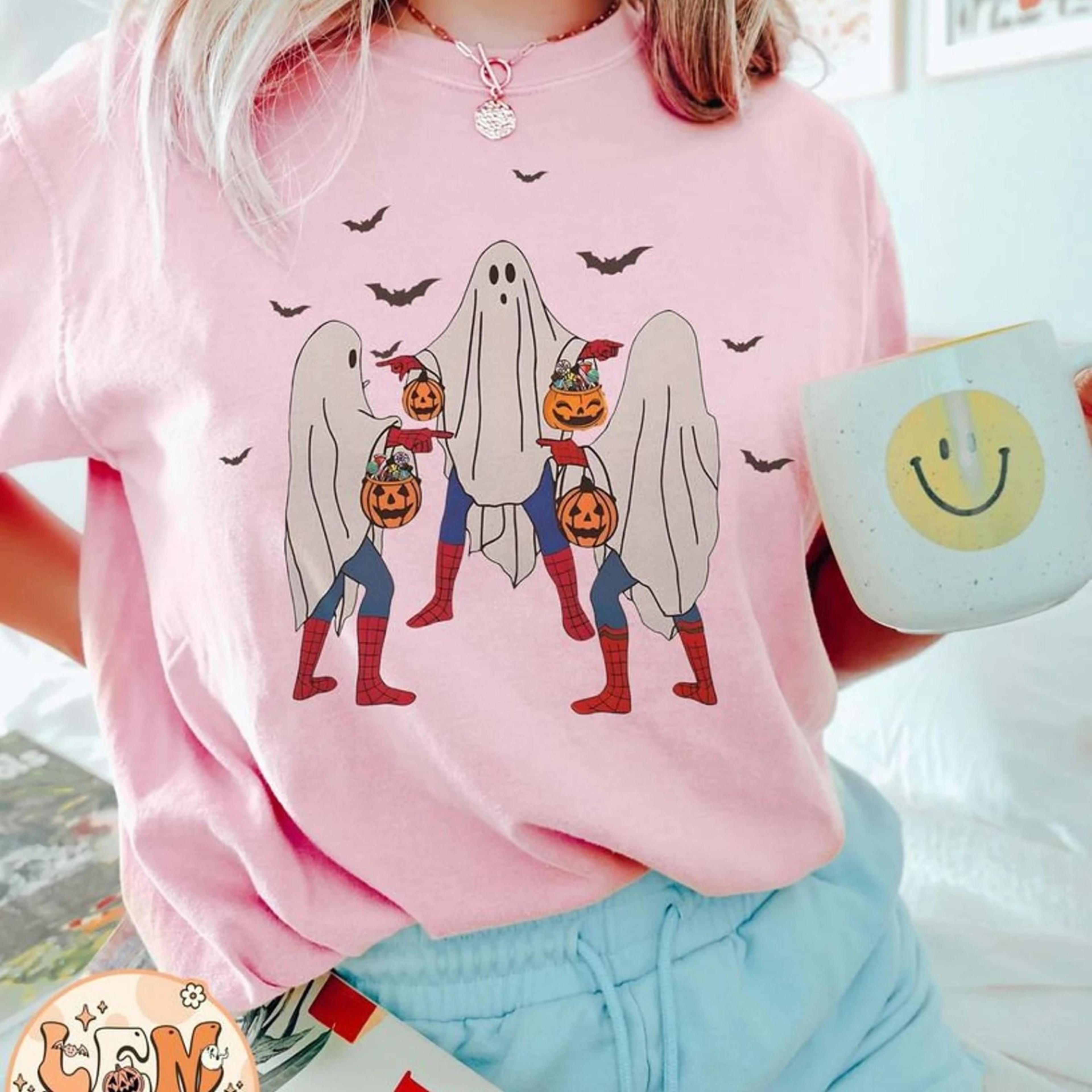three spiderman meme shirt, marvel avengers halloween shirt multiverse spiderman shirt