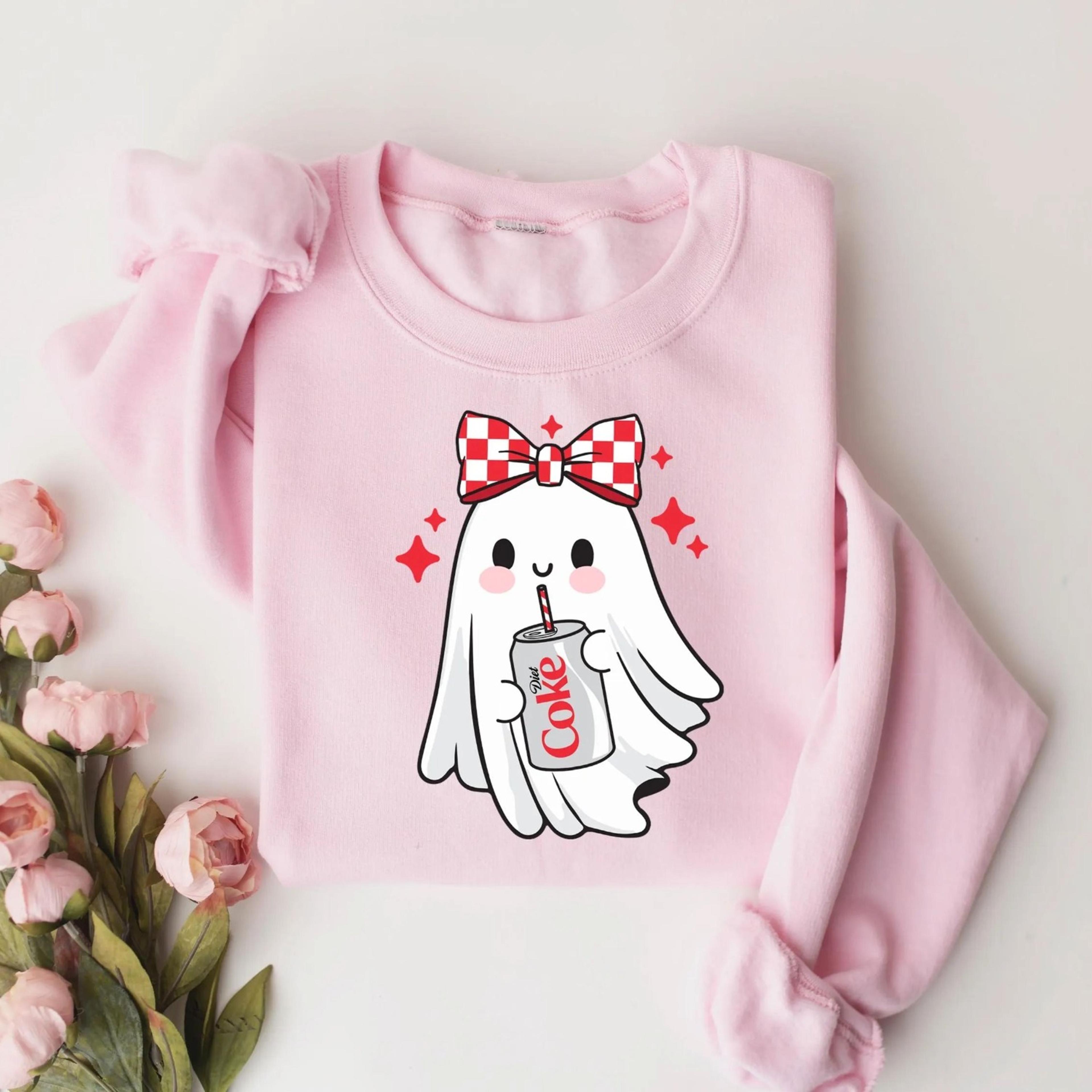 halloween diet coke ghost sweatshirt, diet coke ghost sweater, funny skeleton diet coke sweatshirt, diet coke shirt, die