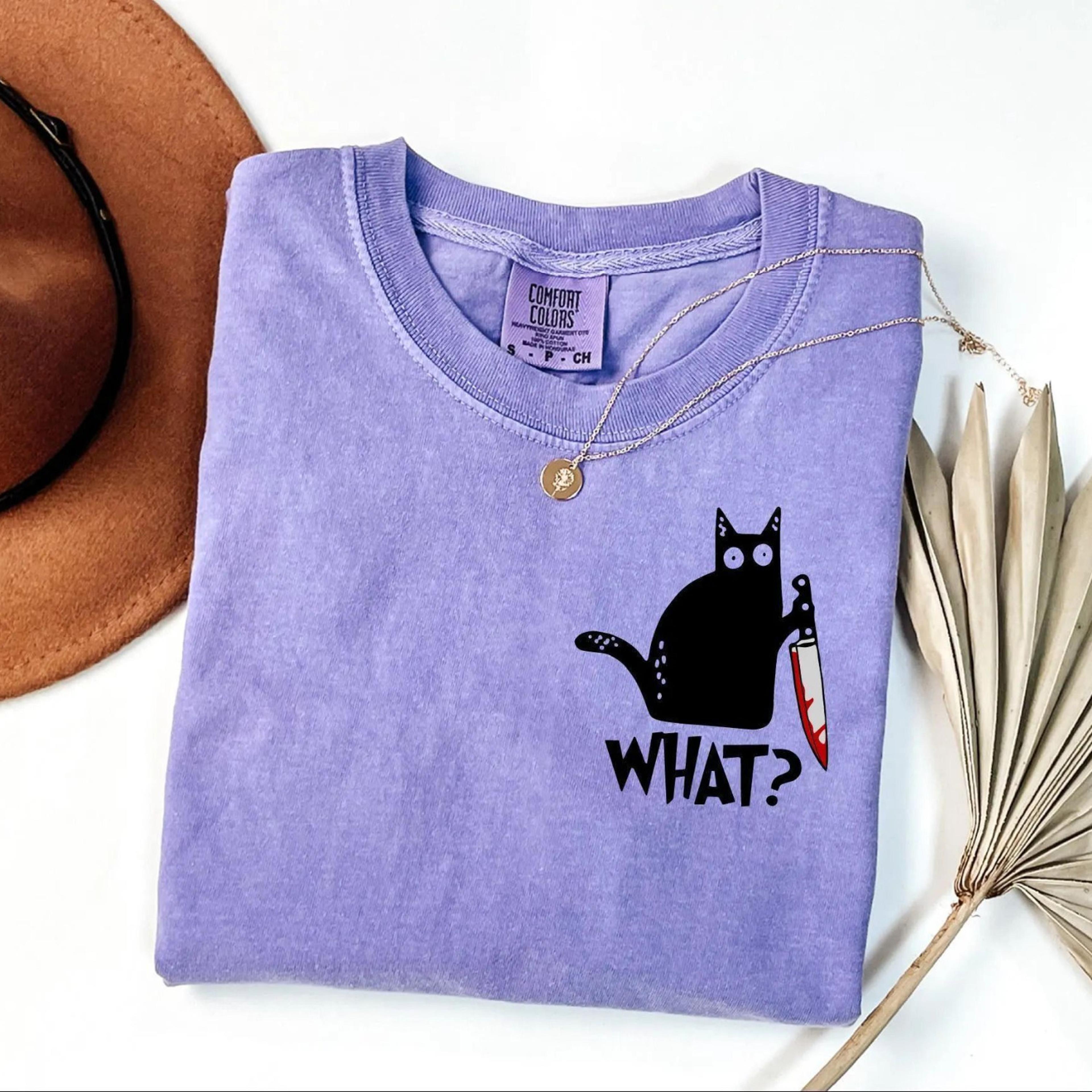 halloween cat what shirt funny black cat halloween graphic tee