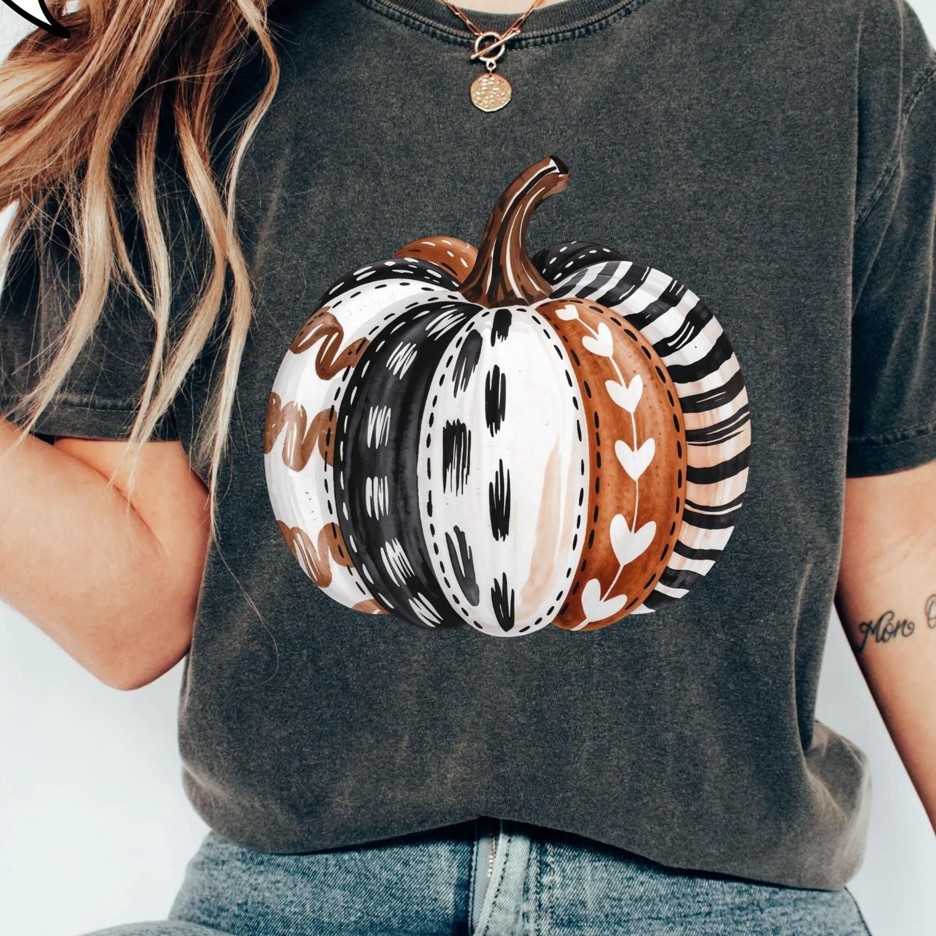 watercolor pumpkin t-shirt, pumpkin season shirt, fall shirt