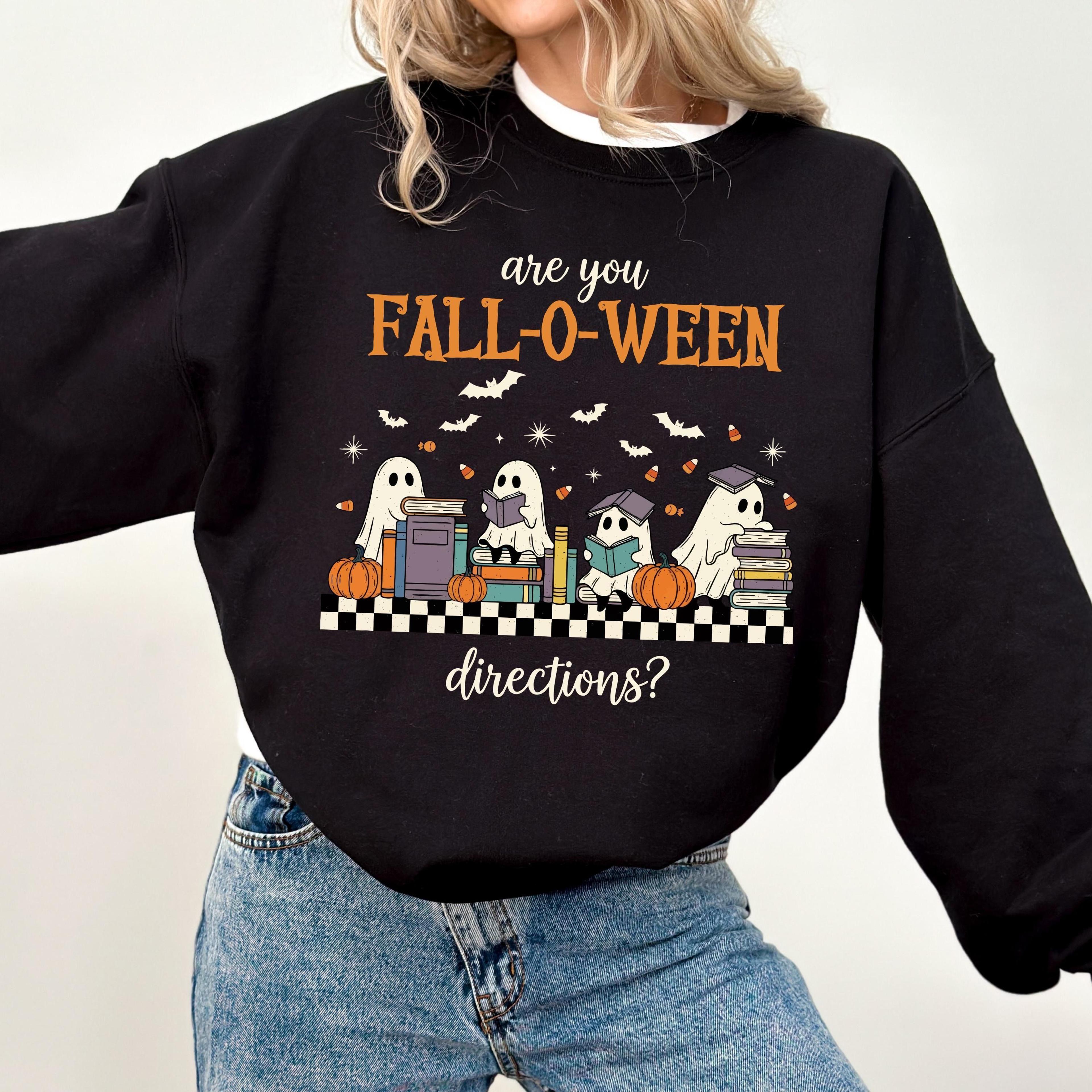 are you fall-o-ween directions shirt, ghost teacher halloween tee, funny fall shirt, spooky season tshirt