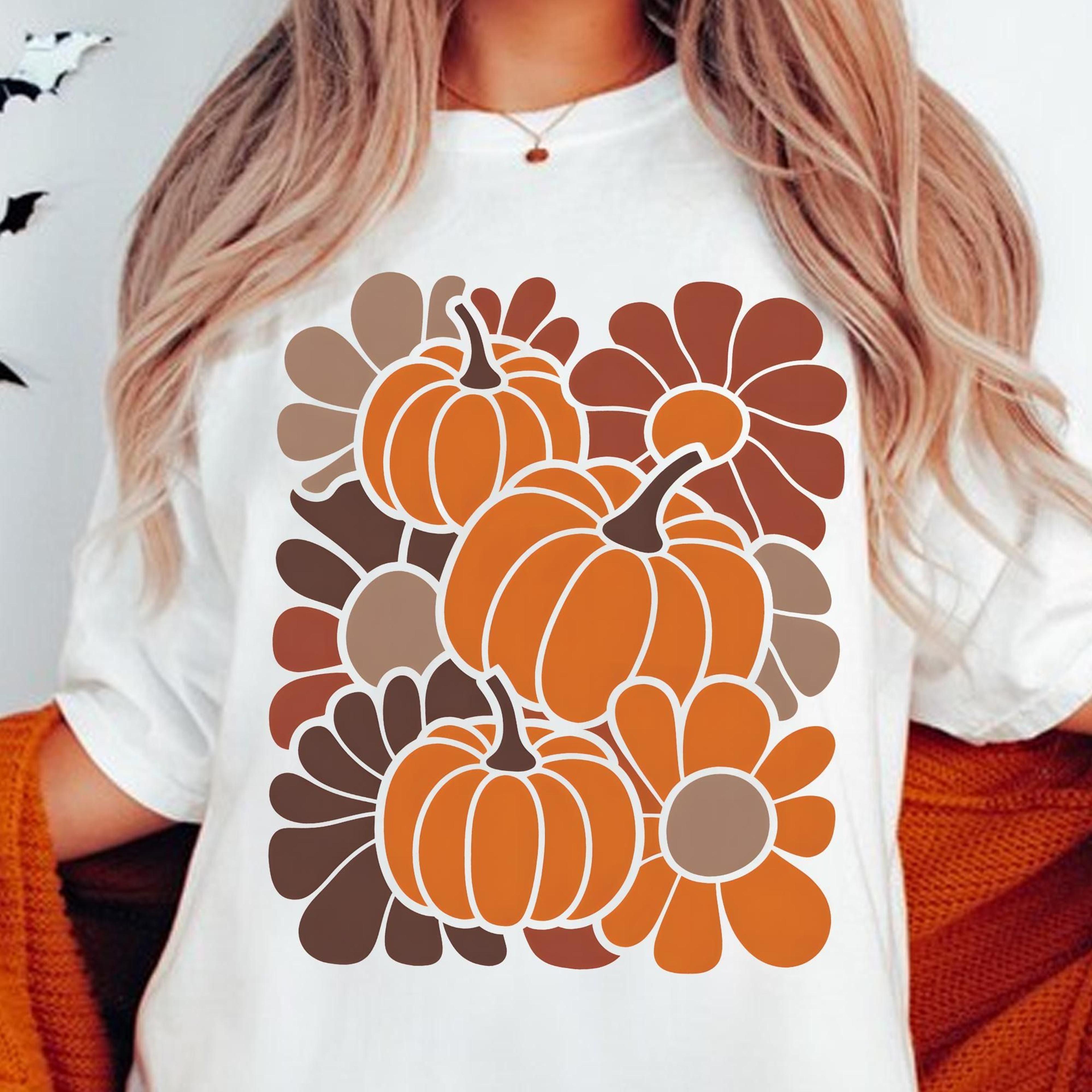 boho pumpkin fall png, fall png, pumpkin png, floral fall pumpkin png, cozy season png, autumn png, pumpkin season png,