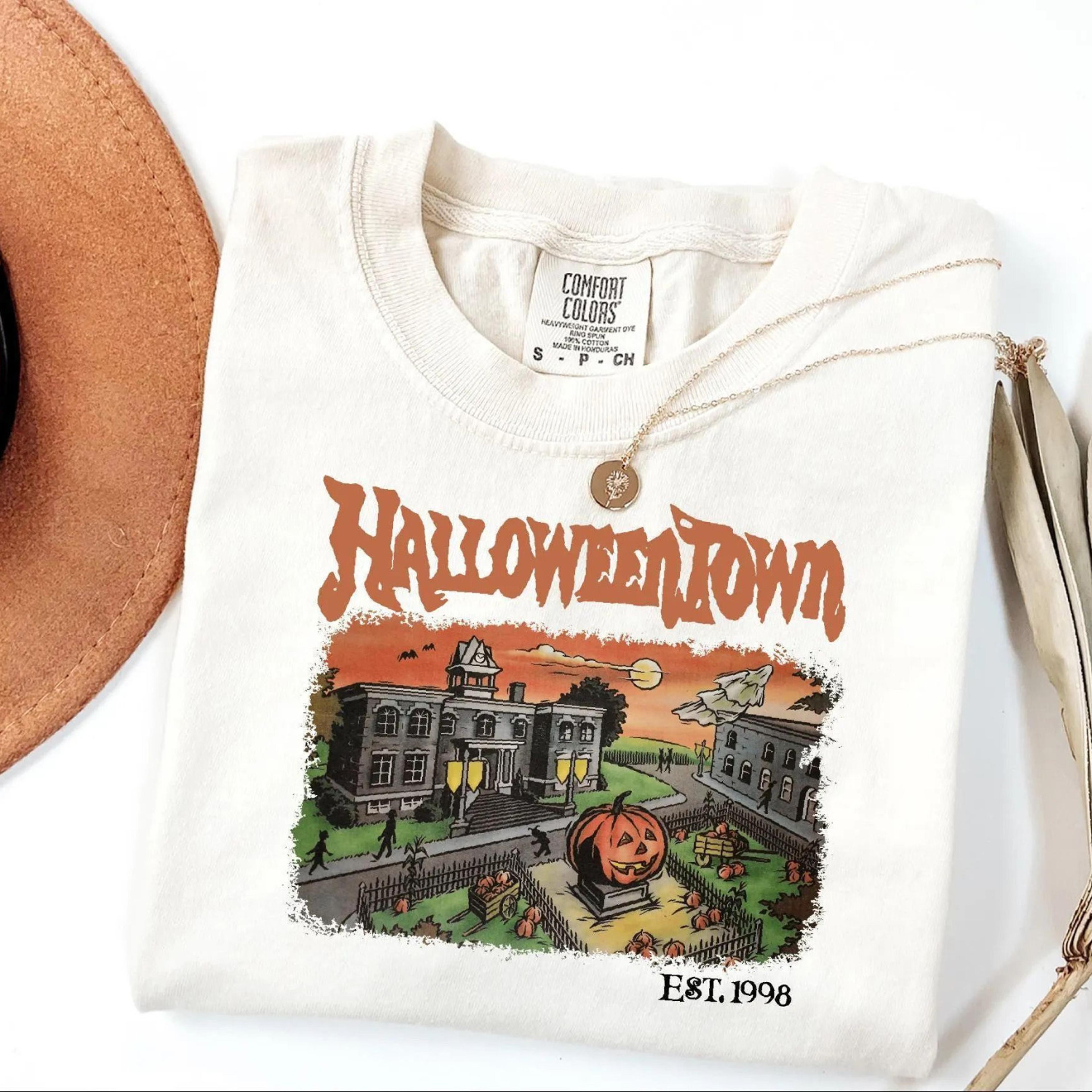 halloweentown est 1998 shirt, halloweentown university, retro halloweentown shirt, cute fall shirt, halloween graphic te