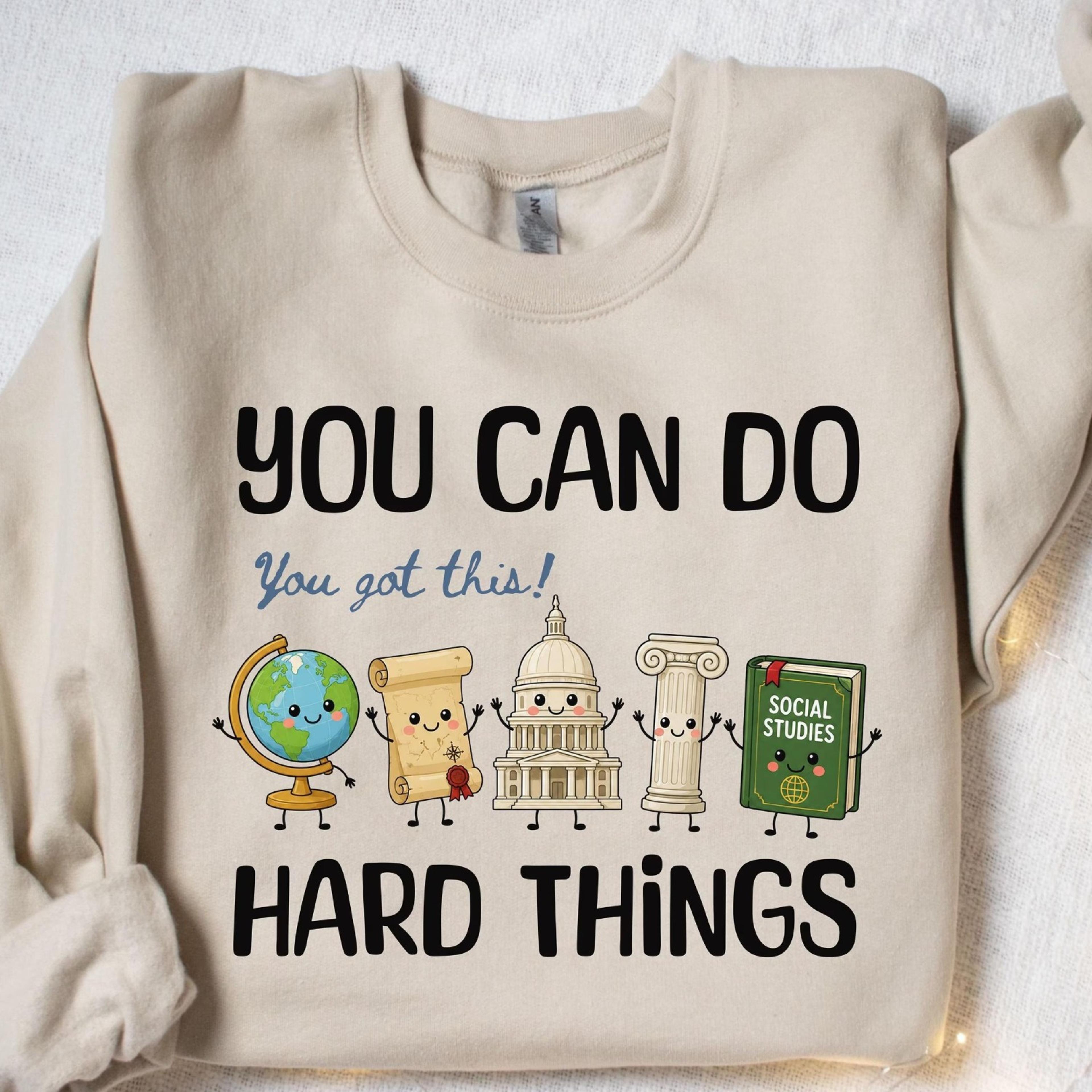social studies teacher shirt, you can do hard things teacher tee, social studies teacher gift, history teacher shirt, ge