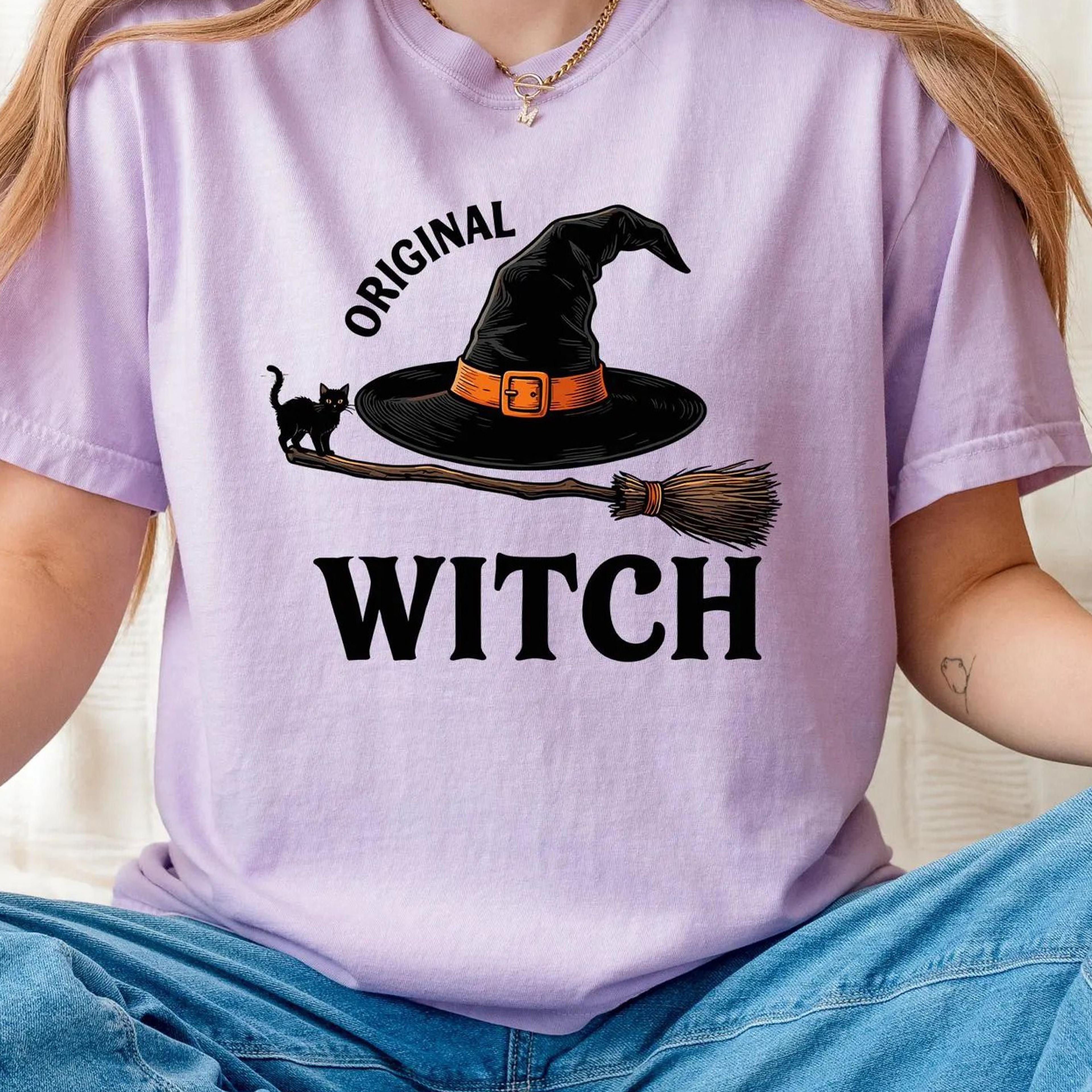 matching halloween mommy and me shirt, witchy halloween tee, spooky witch gift